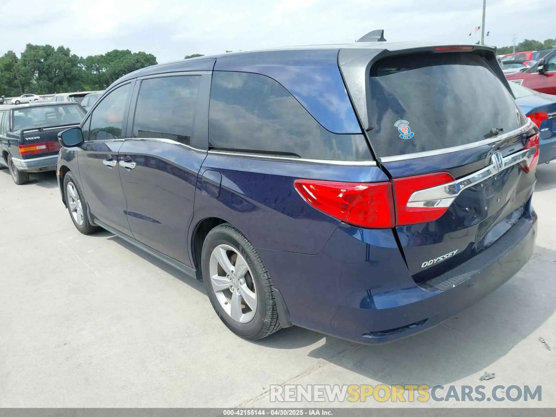 3 fotografías del automóvil dañado 5FNRL6H59KB135936 HONDA ODYSSEY 2019