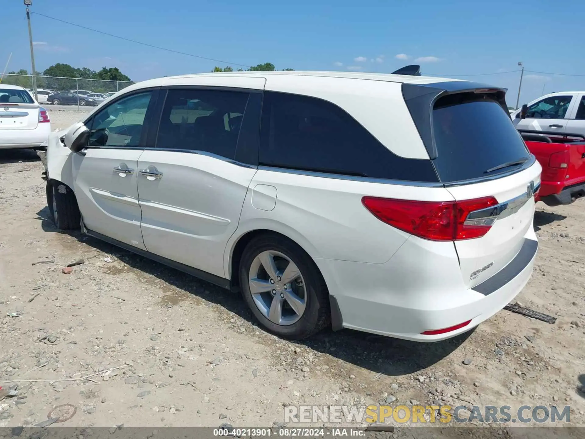 3 fotografías del automóvil dañado 5FNRL6H70KB020935 HONDA ODYSSEY 2019