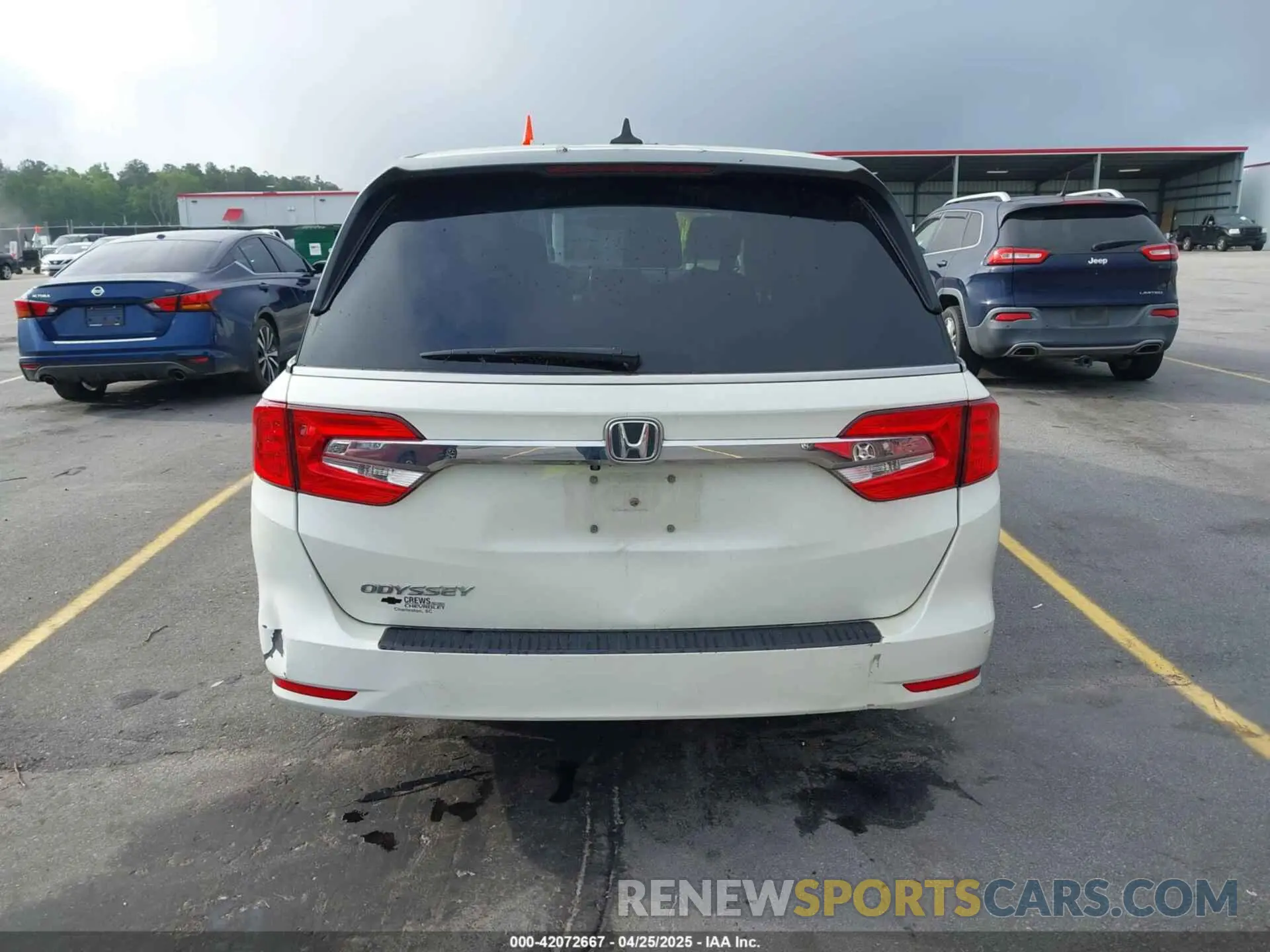 16 fotografías del automóvil dañado 5FNRL6H70KB083596 HONDA ODYSSEY 2019