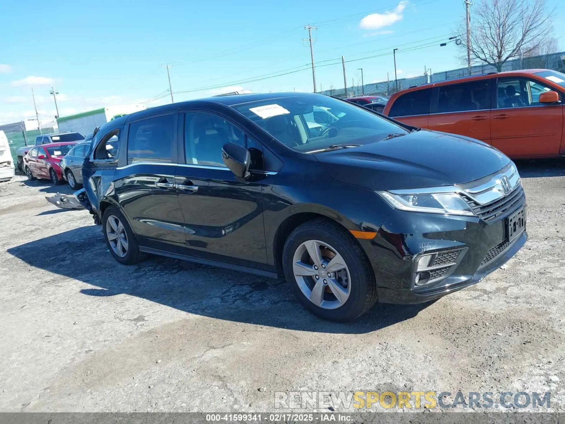 1 fotografías del automóvil dañado 5FNRL6H70KB124678 HONDA ODYSSEY 2019