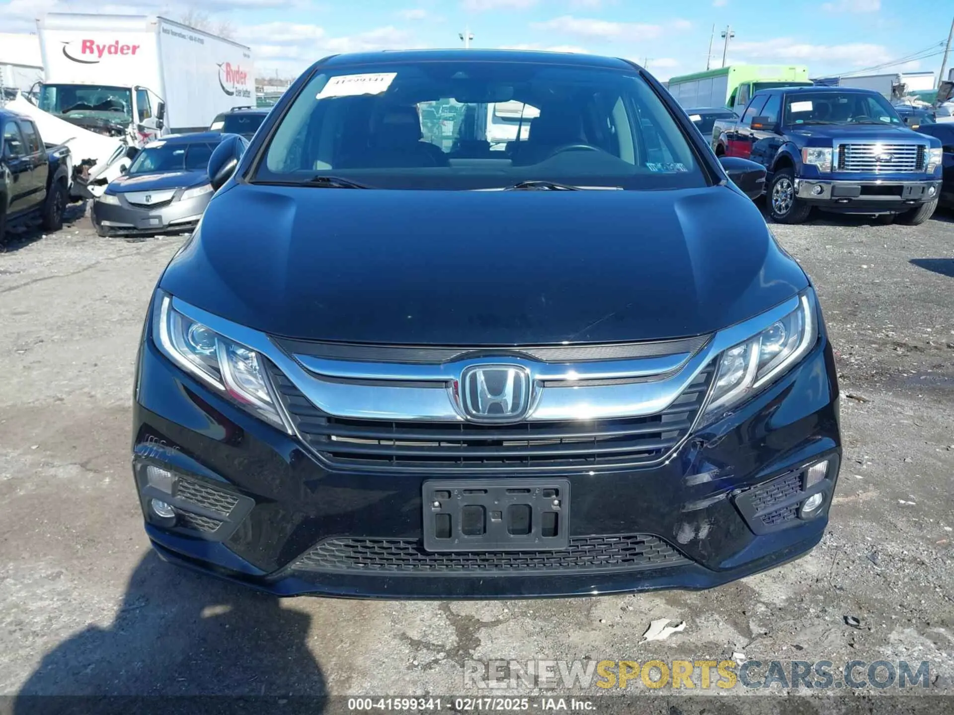 12 fotografías del automóvil dañado 5FNRL6H70KB124678 HONDA ODYSSEY 2019