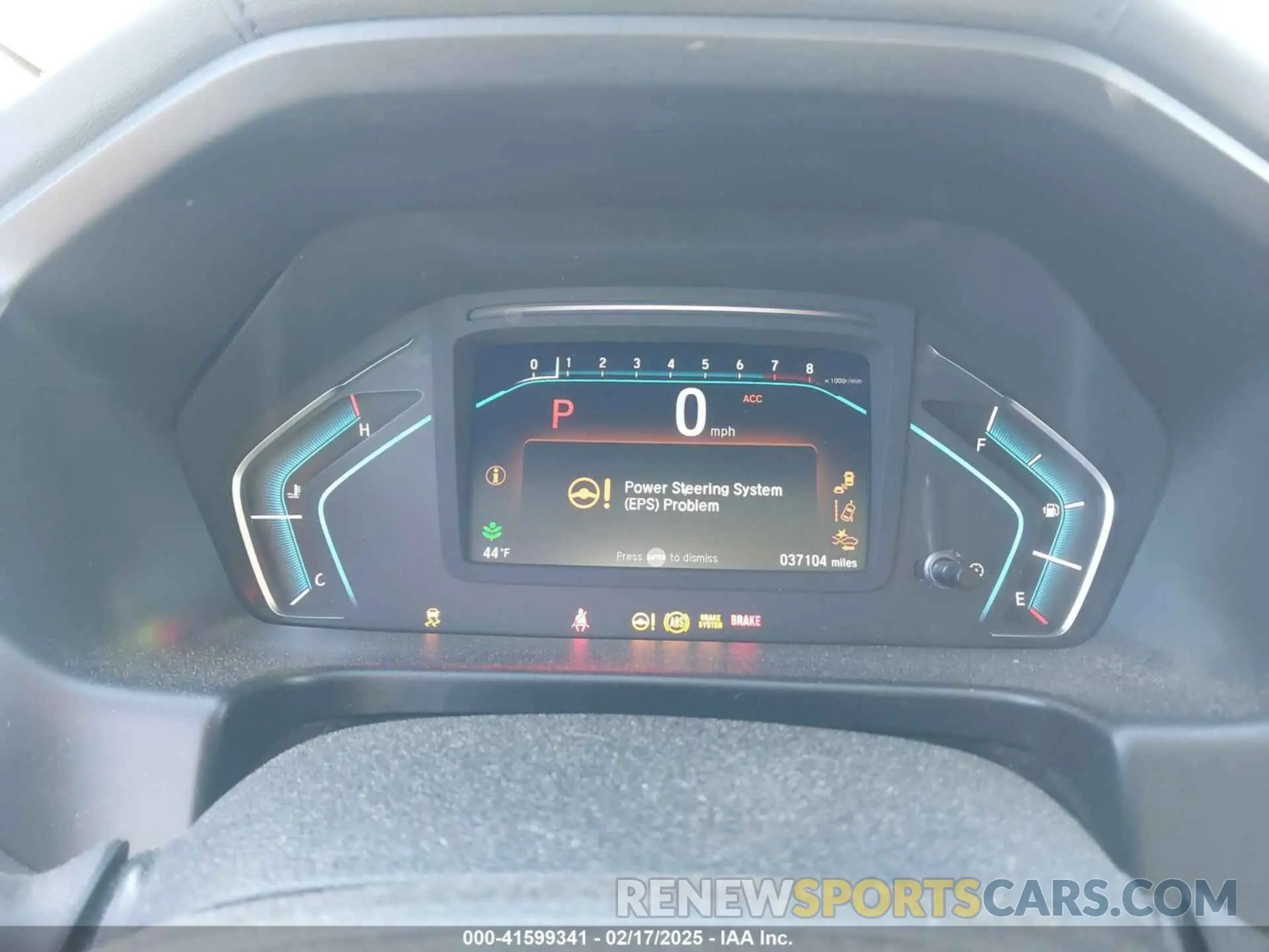 7 fotografías del automóvil dañado 5FNRL6H70KB124678 HONDA ODYSSEY 2019