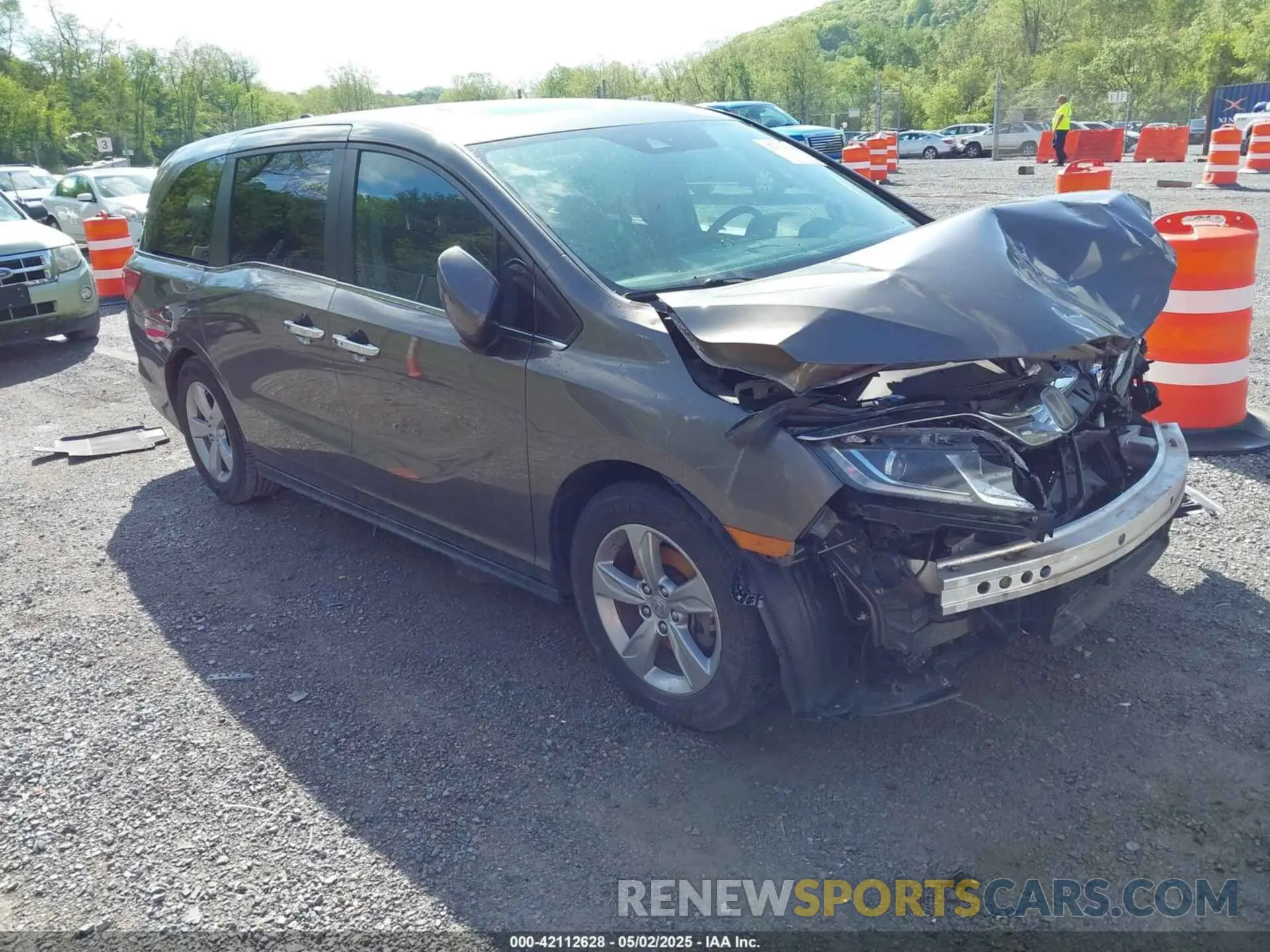 1 fotografías del automóvil dañado 5FNRL6H71KB019129 HONDA ODYSSEY 2019