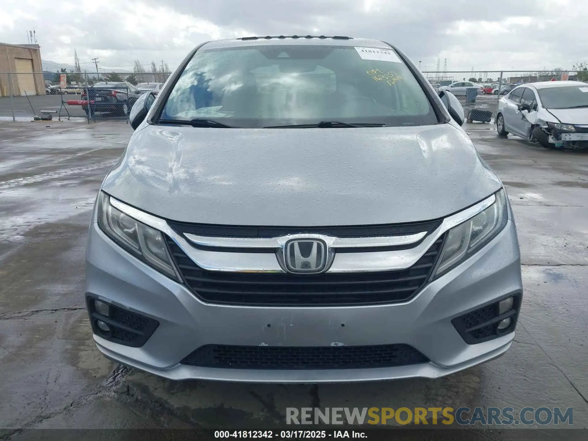 6 fotografías del automóvil dañado 5FNRL6H71KB043172 HONDA ODYSSEY 2019
