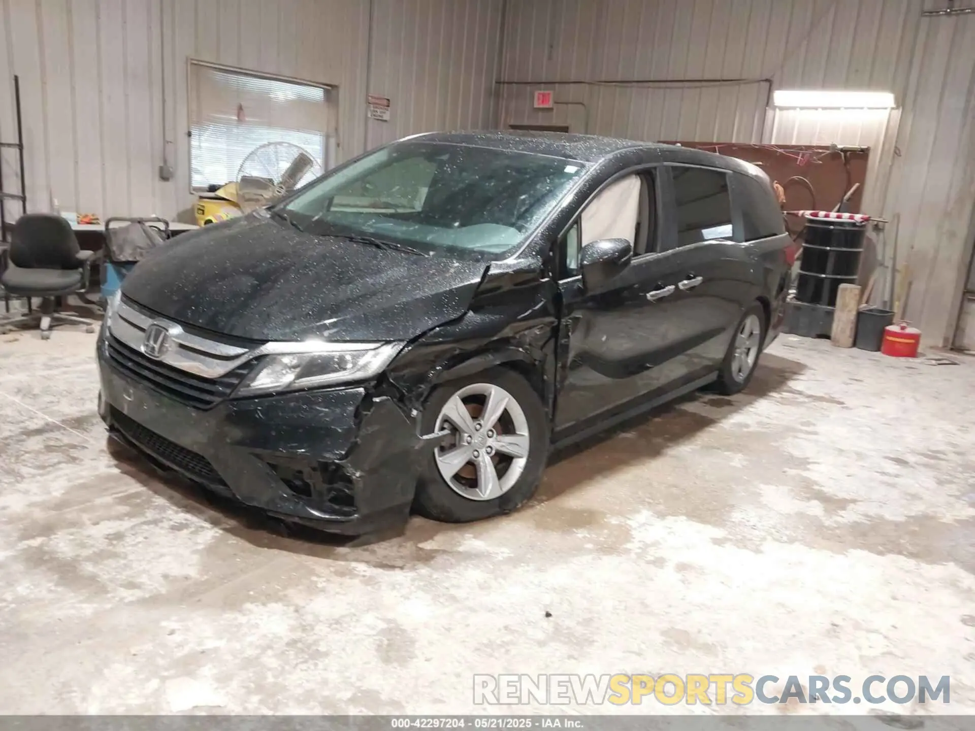 2 fotografías del automóvil dañado 5FNRL6H71KB044497 HONDA ODYSSEY 2019