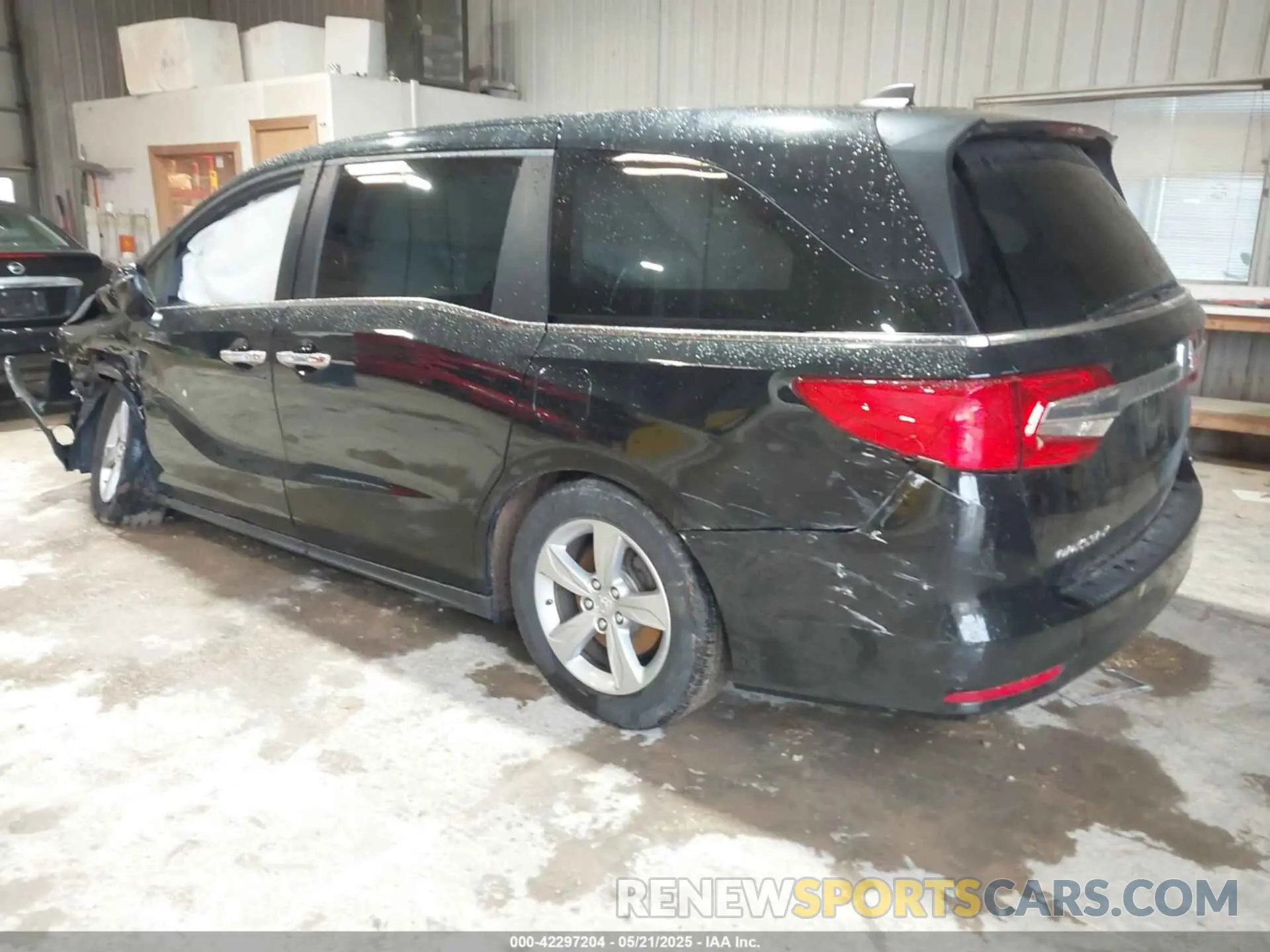 3 fotografías del automóvil dañado 5FNRL6H71KB044497 HONDA ODYSSEY 2019