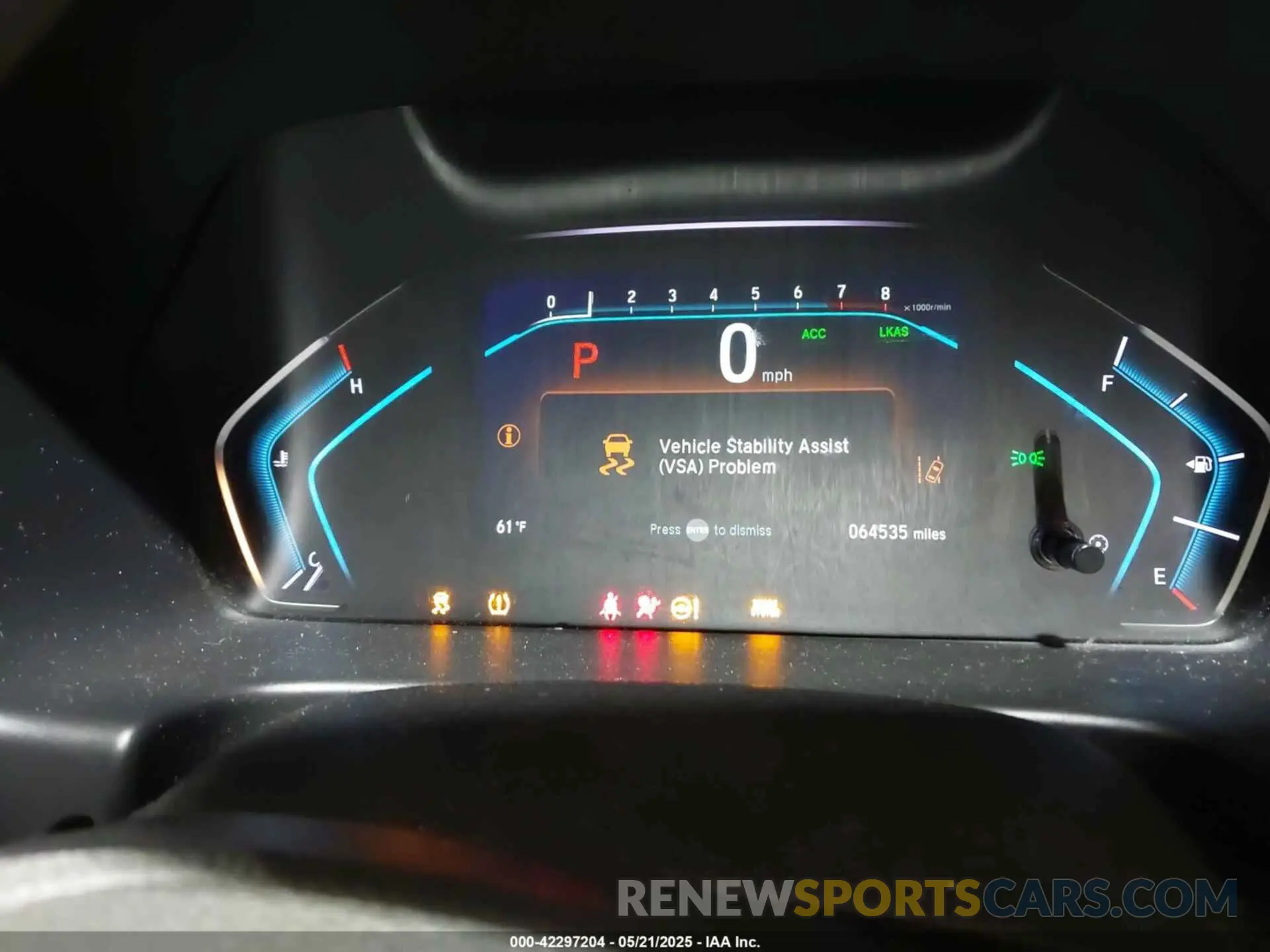 7 fotografías del automóvil dañado 5FNRL6H71KB044497 HONDA ODYSSEY 2019