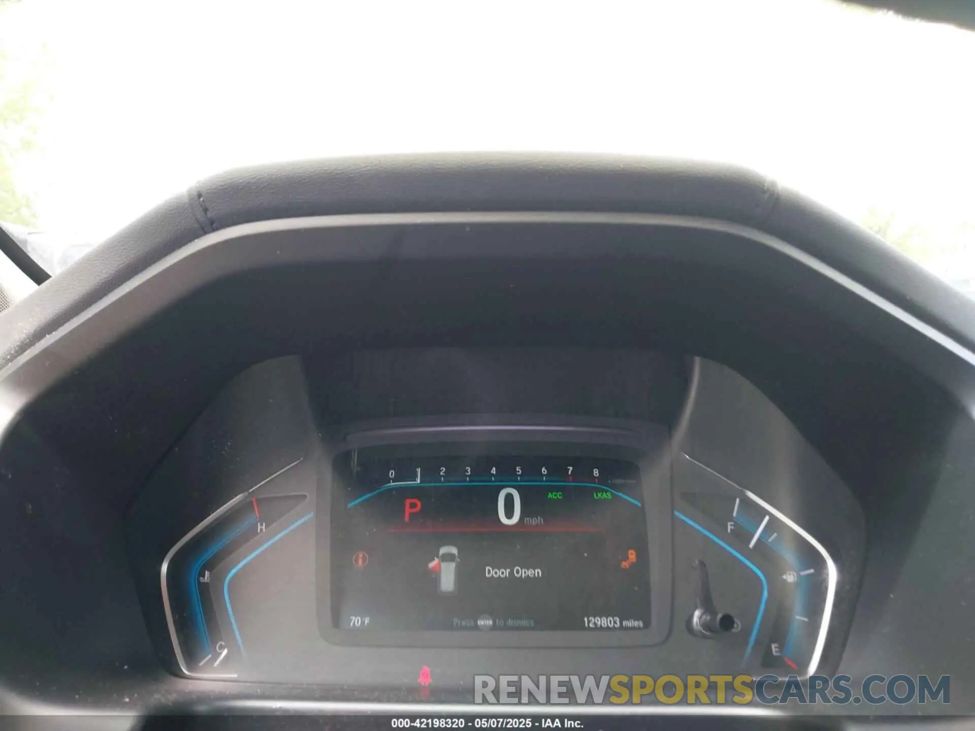 7 fotografías del automóvil dañado 5FNRL6H71KB081808 HONDA ODYSSEY 2019