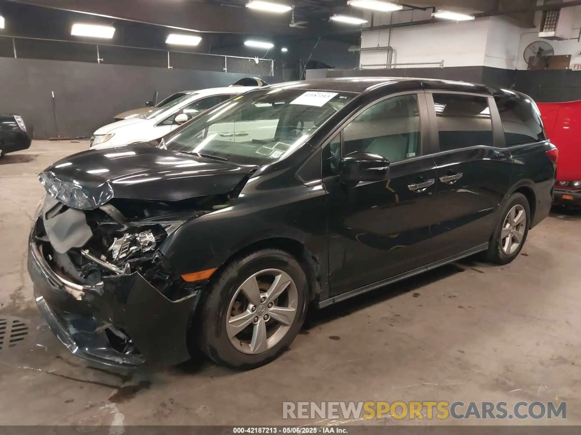 2 fotografías del automóvil dañado 5FNRL6H71KB083154 HONDA ODYSSEY 2019