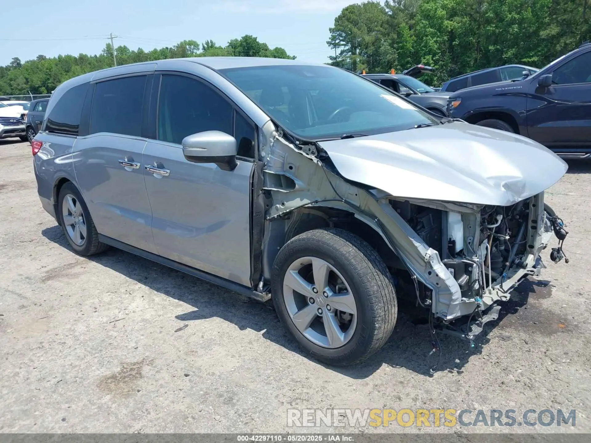 1 fotografías del automóvil dañado 5FNRL6H72KB083499 HONDA ODYSSEY 2019