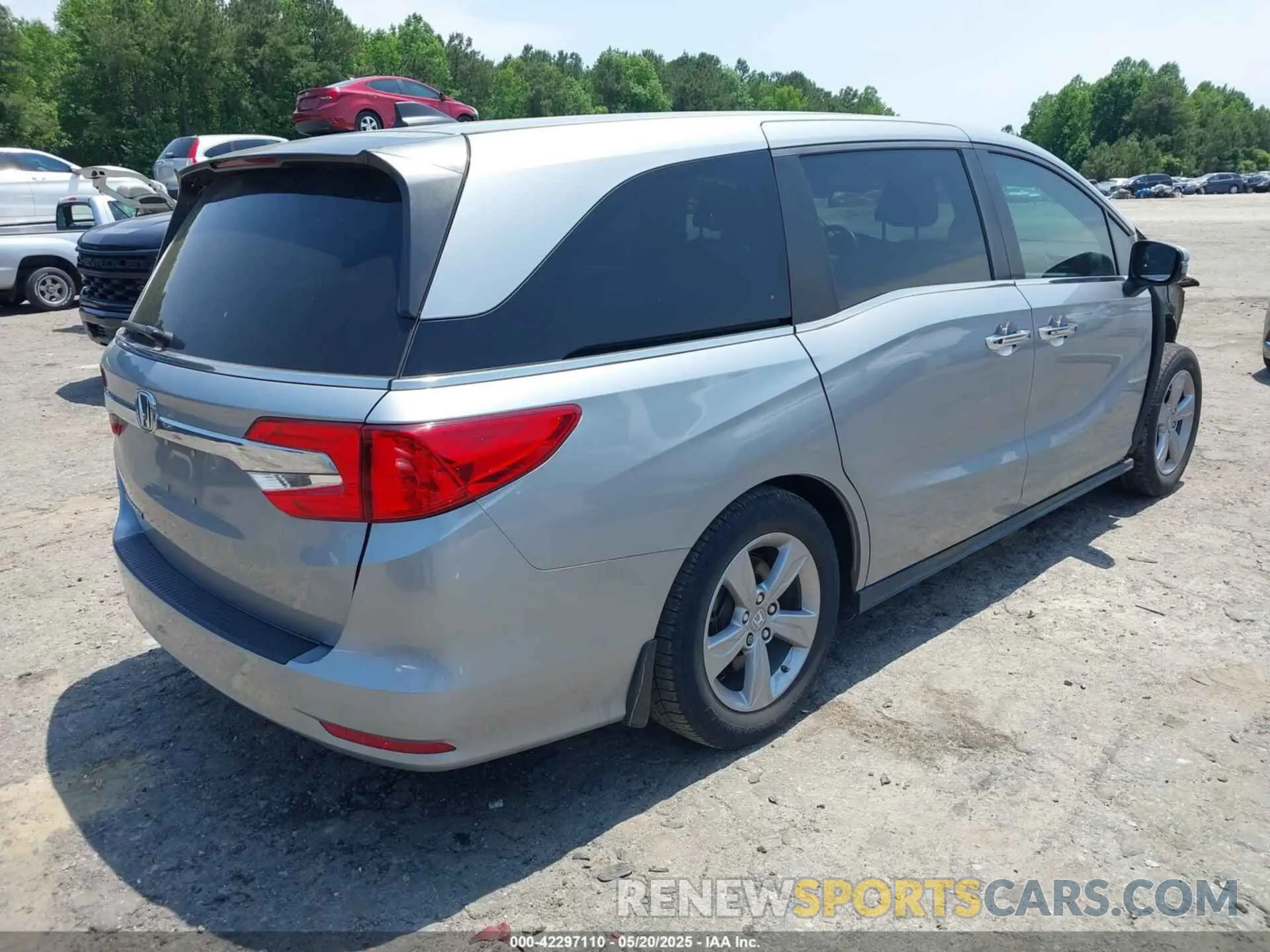 4 fotografías del automóvil dañado 5FNRL6H72KB083499 HONDA ODYSSEY 2019