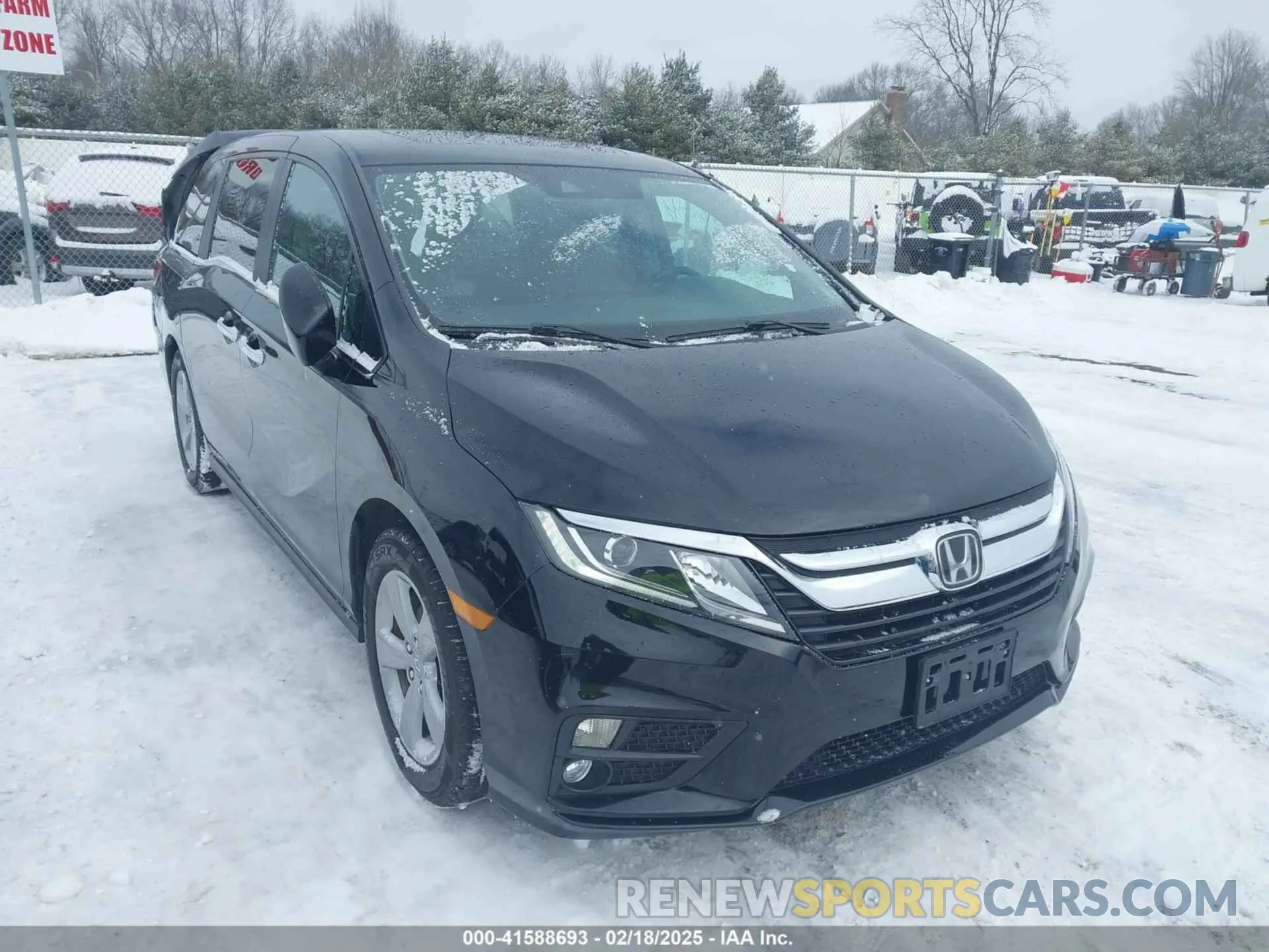 1 fotografías del automóvil dañado 5FNRL6H74KB033350 HONDA ODYSSEY 2019