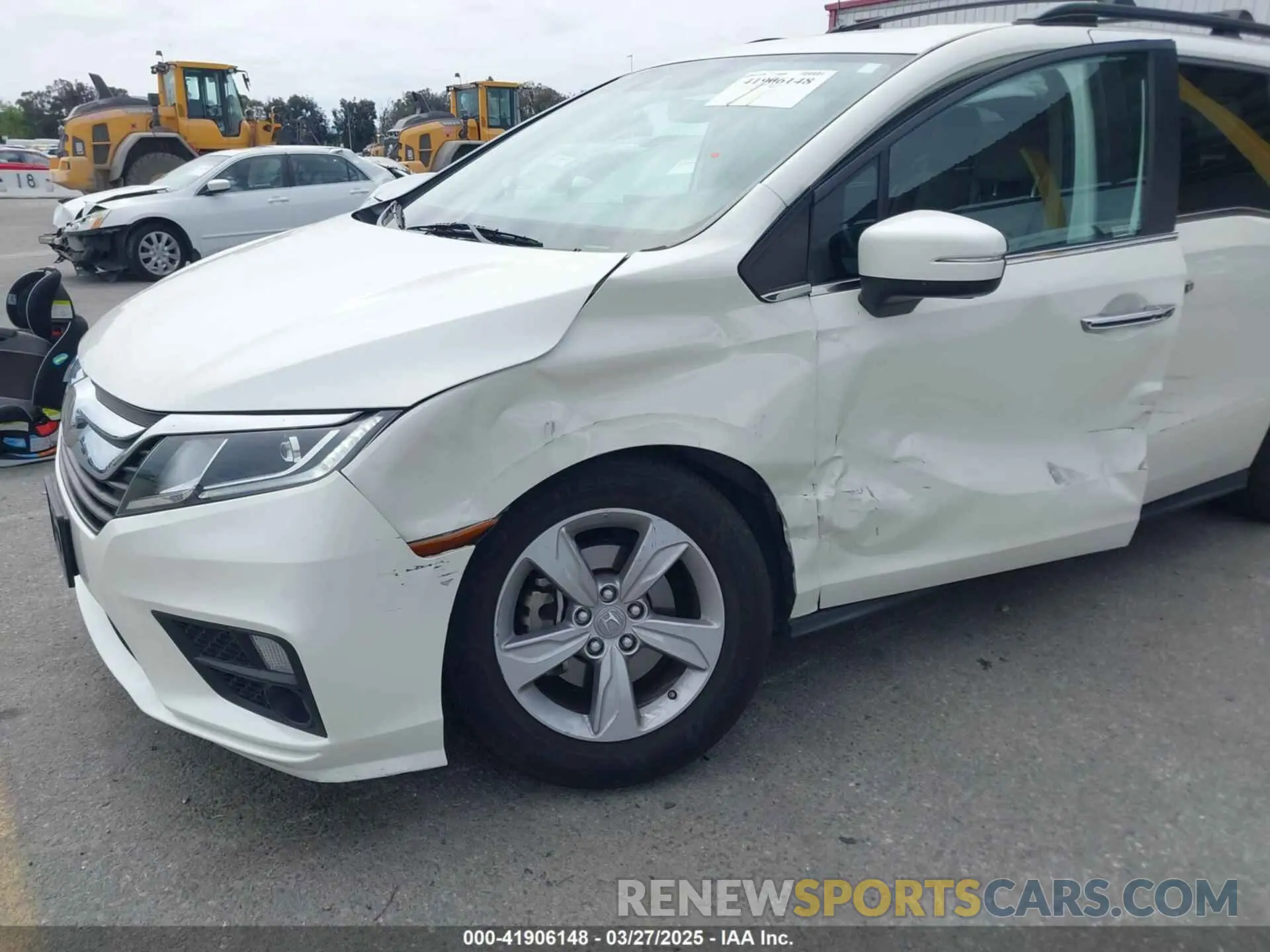6 fotografías del automóvil dañado 5FNRL6H75KB072898 HONDA ODYSSEY 2019