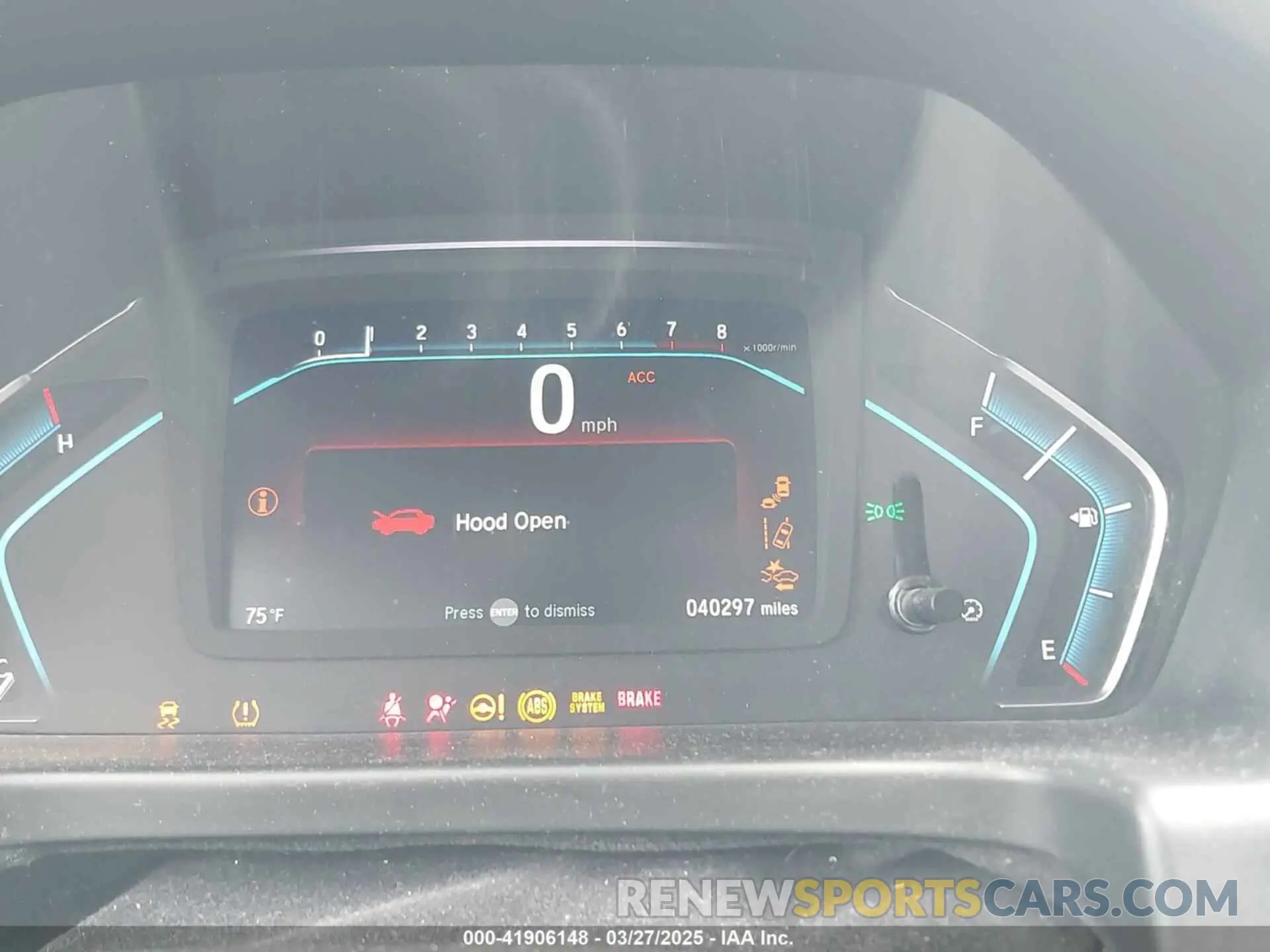 7 fotografías del automóvil dañado 5FNRL6H75KB072898 HONDA ODYSSEY 2019