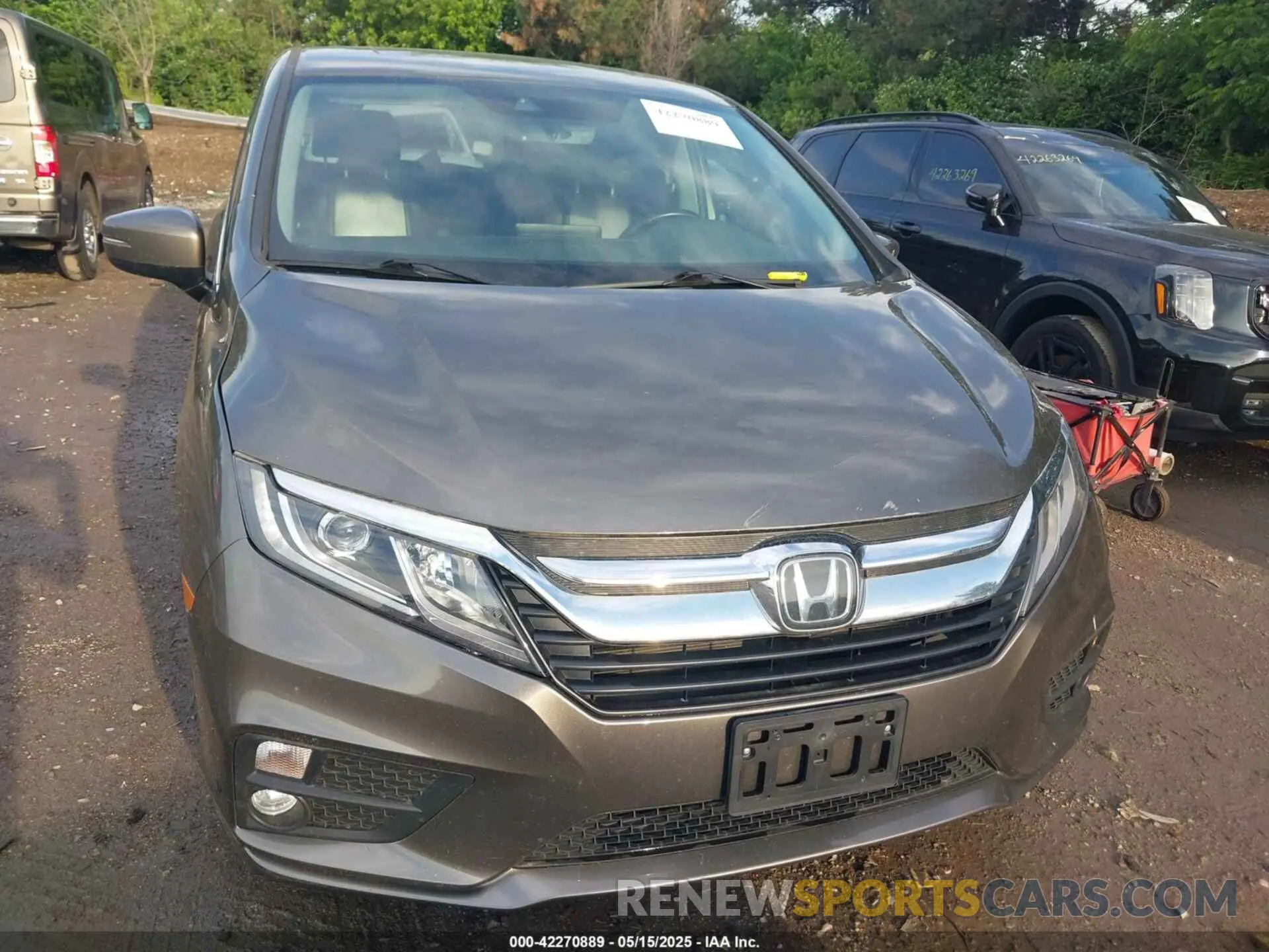 12 fotografías del automóvil dañado 5FNRL6H76KB063059 HONDA ODYSSEY 2019