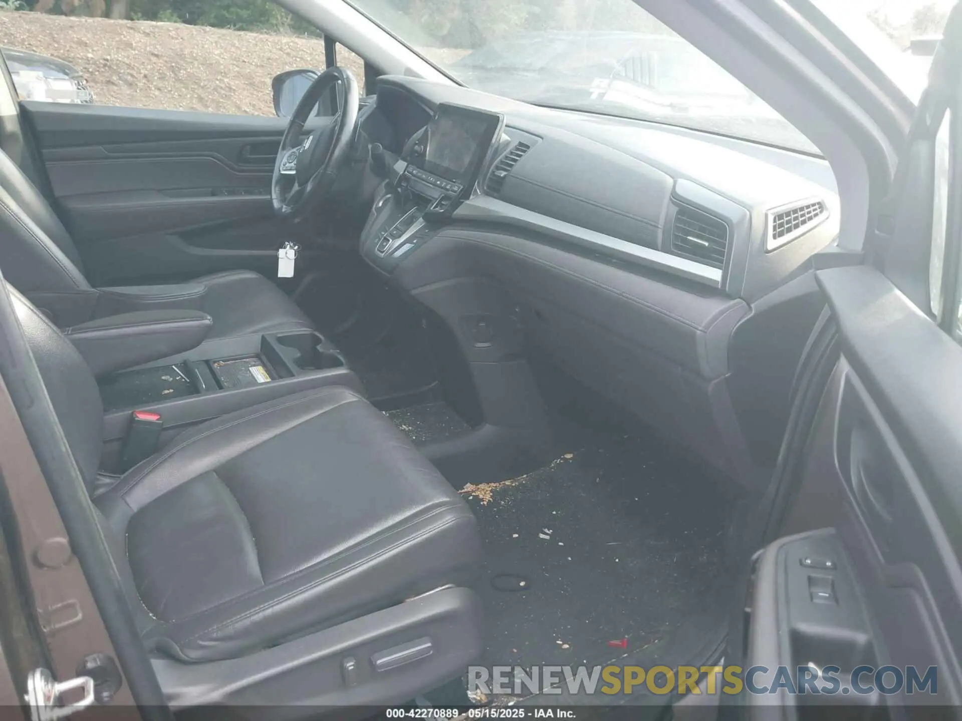 5 fotografías del automóvil dañado 5FNRL6H76KB063059 HONDA ODYSSEY 2019