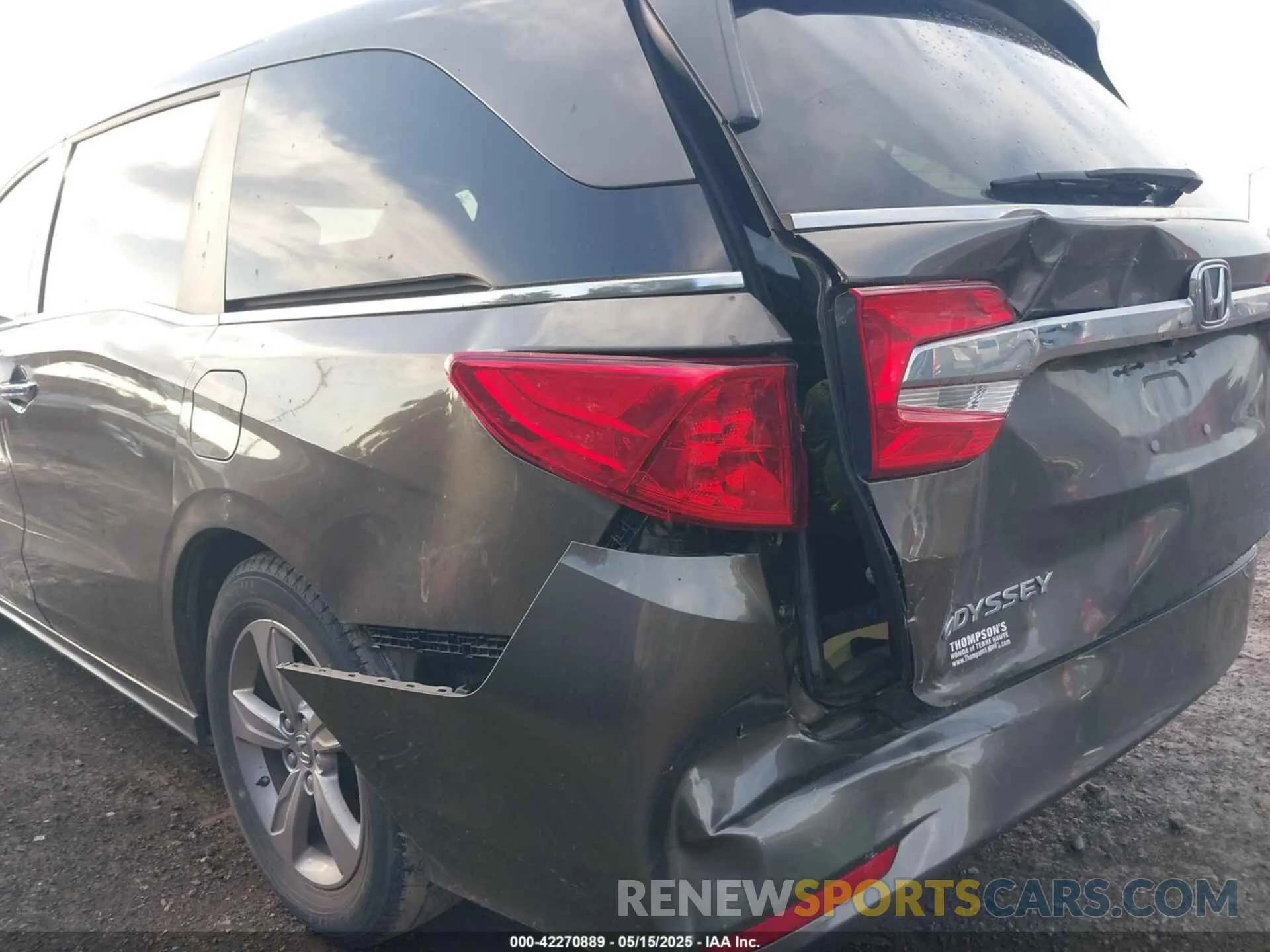 6 fotografías del automóvil dañado 5FNRL6H76KB063059 HONDA ODYSSEY 2019