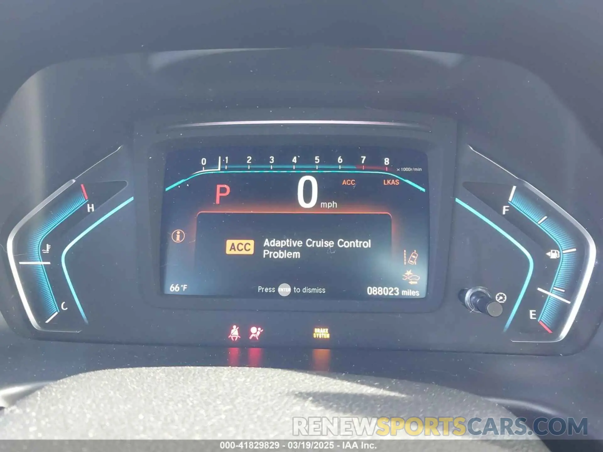 7 fotografías del automóvil dañado 5FNRL6H76KB090410 HONDA ODYSSEY 2019