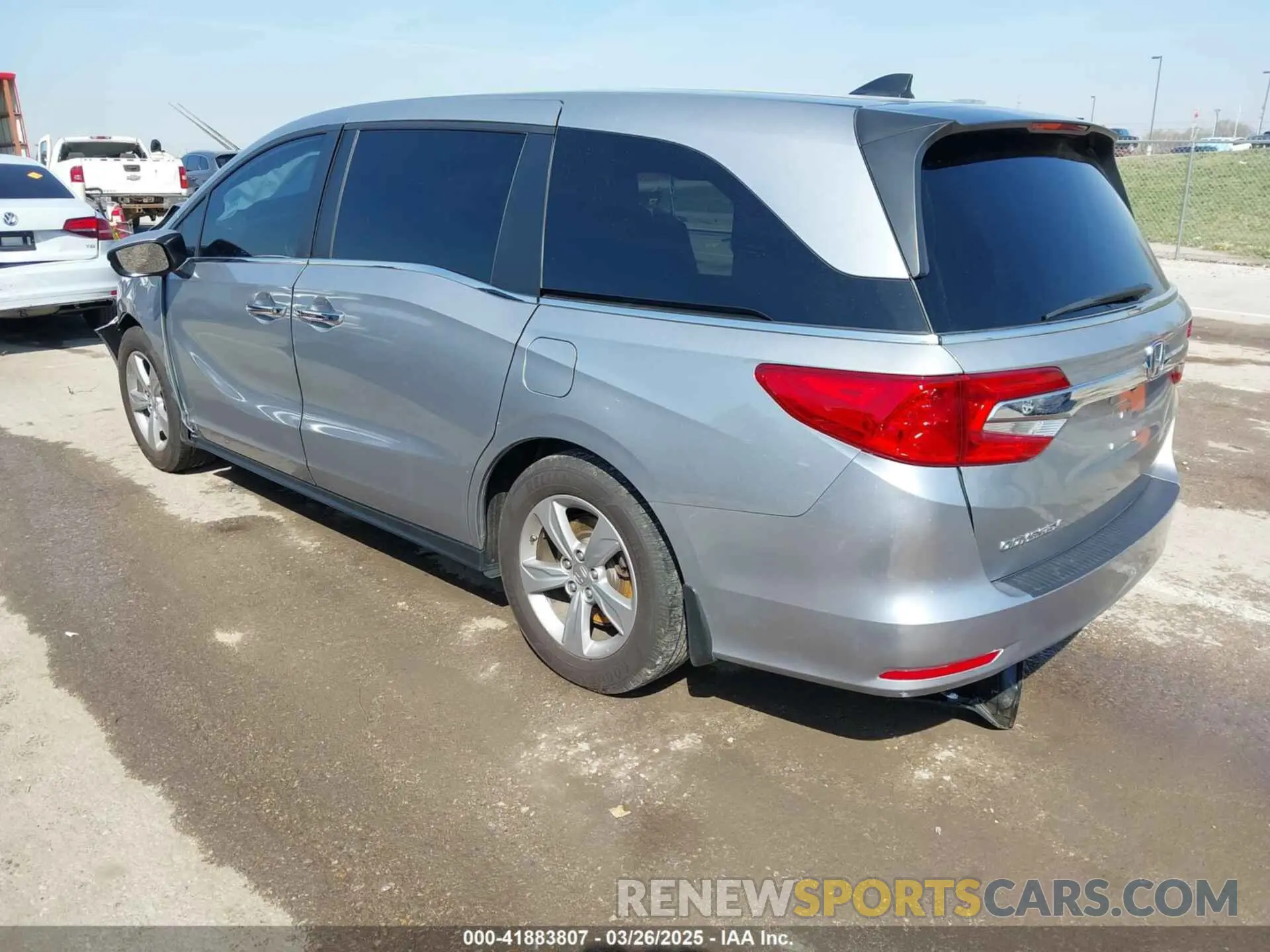 3 fotografías del automóvil dañado 5FNRL6H77KB013707 HONDA ODYSSEY 2019