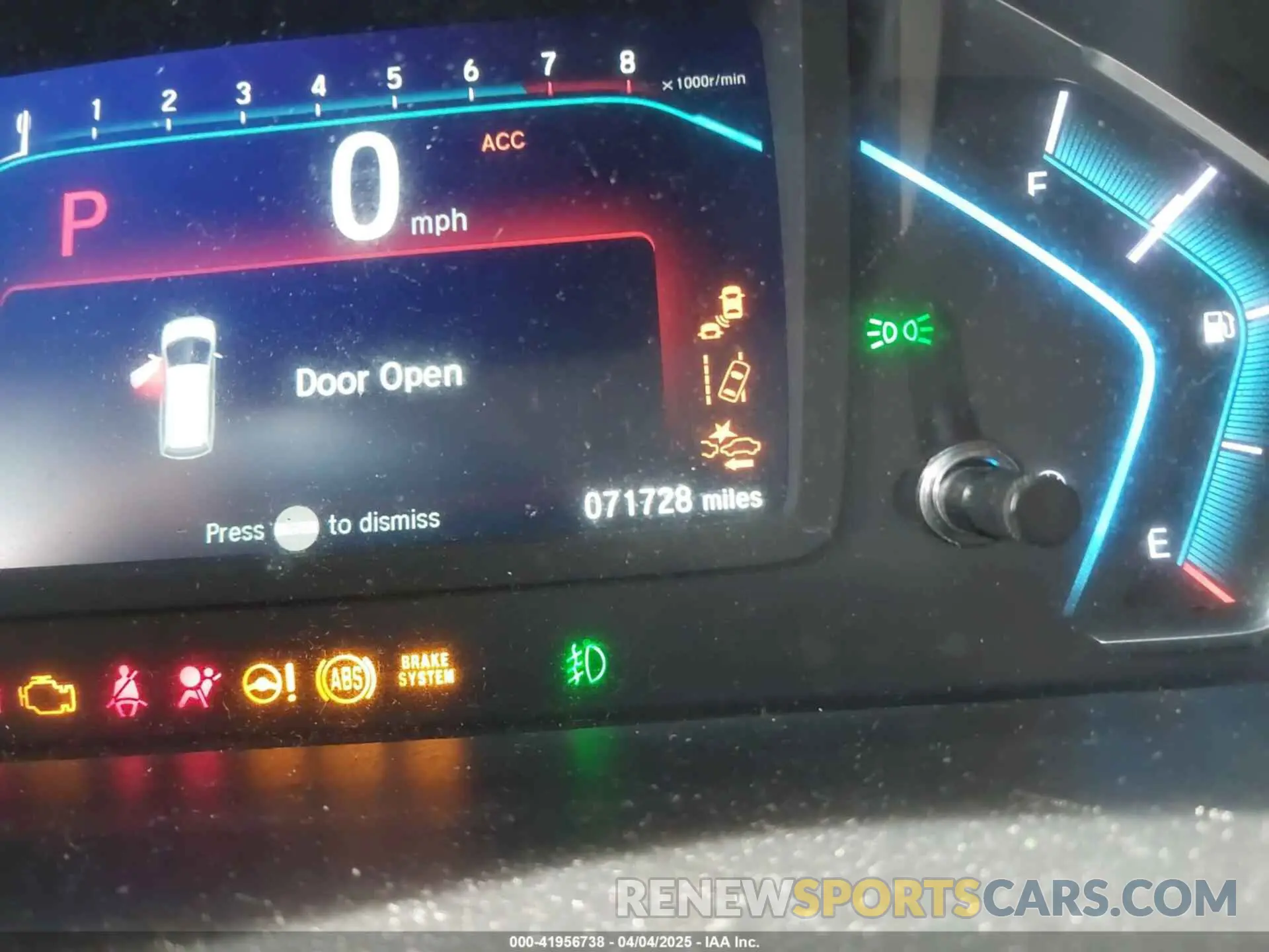 16 fotografías del automóvil dañado 5FNRL6H77KB038140 HONDA ODYSSEY 2019