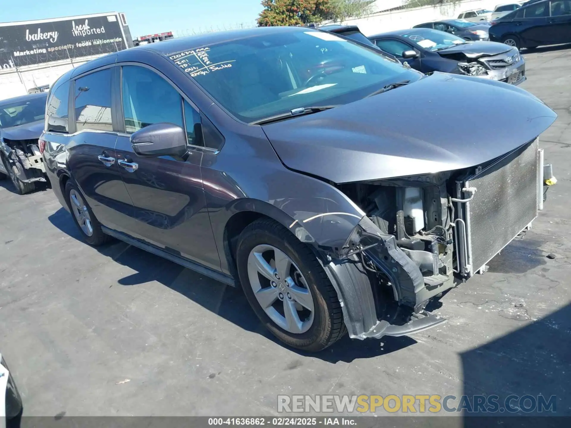 1 fotografías del automóvil dañado 5FNRL6H77KB045573 HONDA ODYSSEY 2019