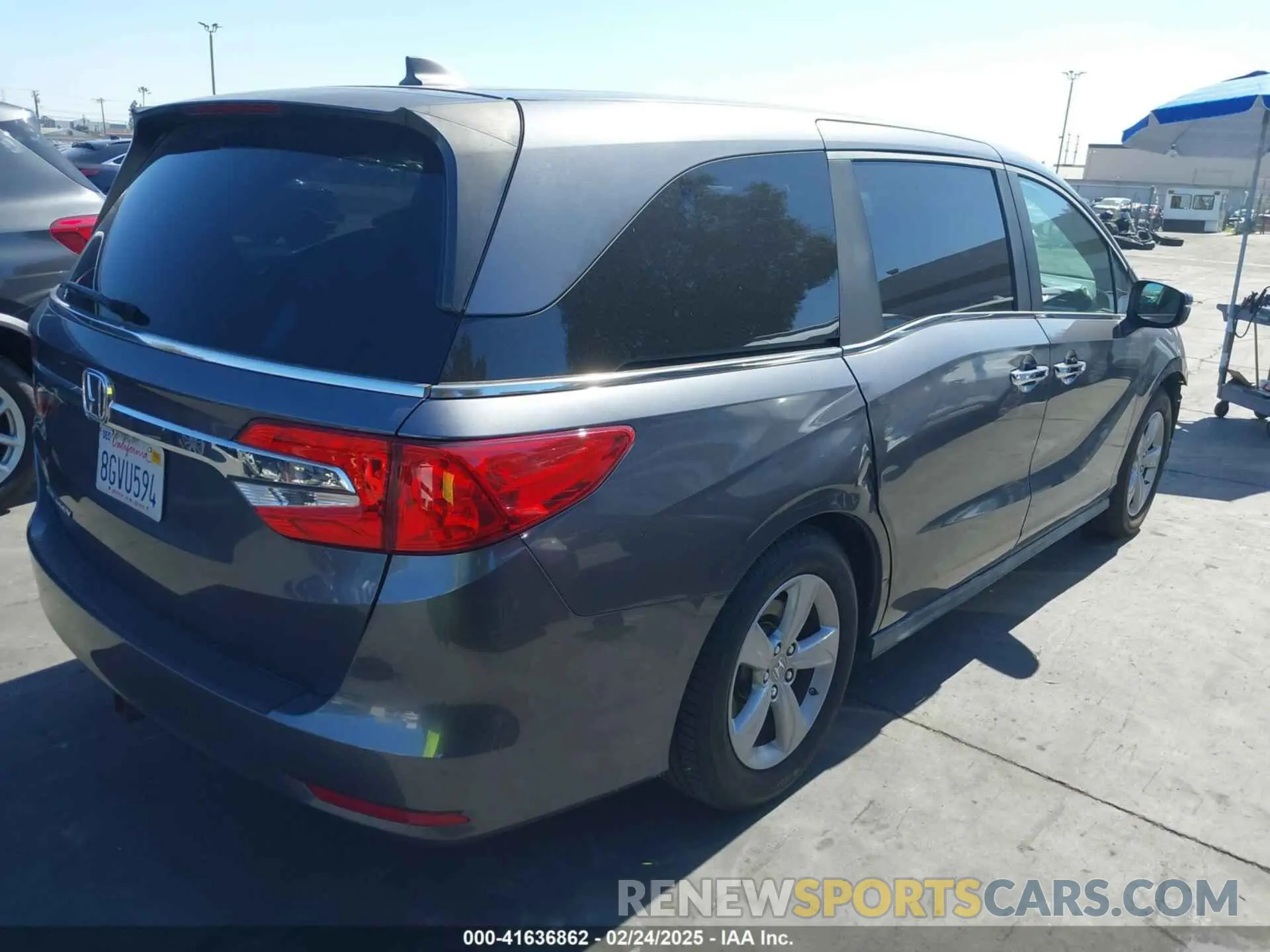 4 fotografías del automóvil dañado 5FNRL6H77KB045573 HONDA ODYSSEY 2019