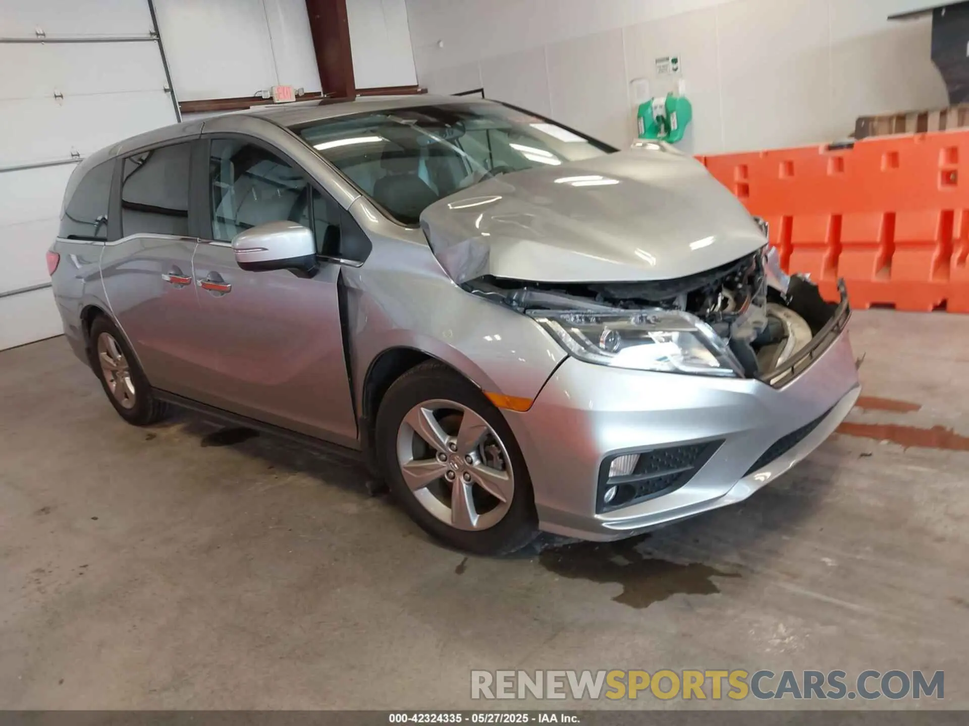 1 fotografías del automóvil dañado 5FNRL6H78KB036400 HONDA ODYSSEY 2019