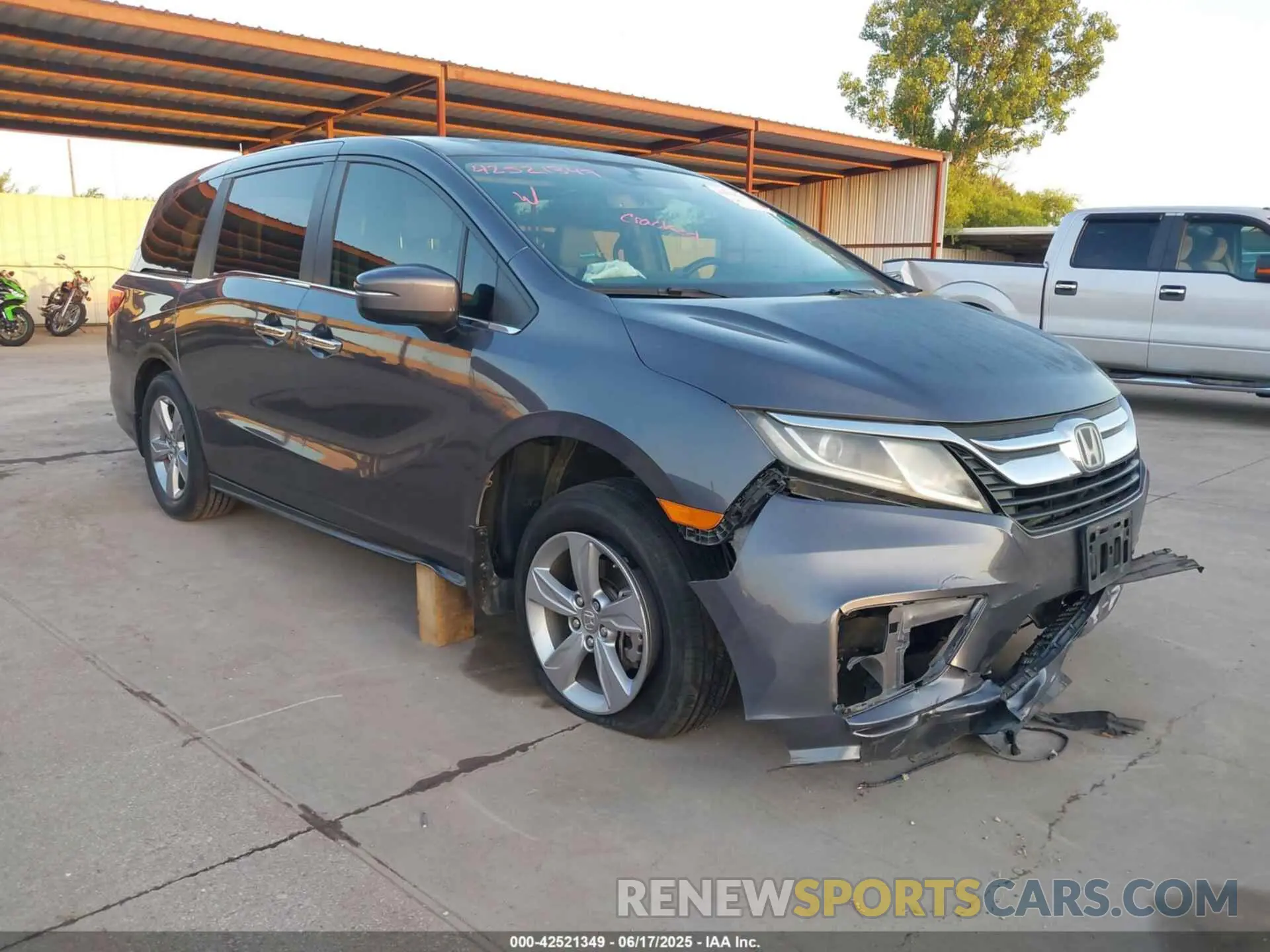 1 fotografías del automóvil dañado 5FNRL6H79KB101268 HONDA ODYSSEY 2019