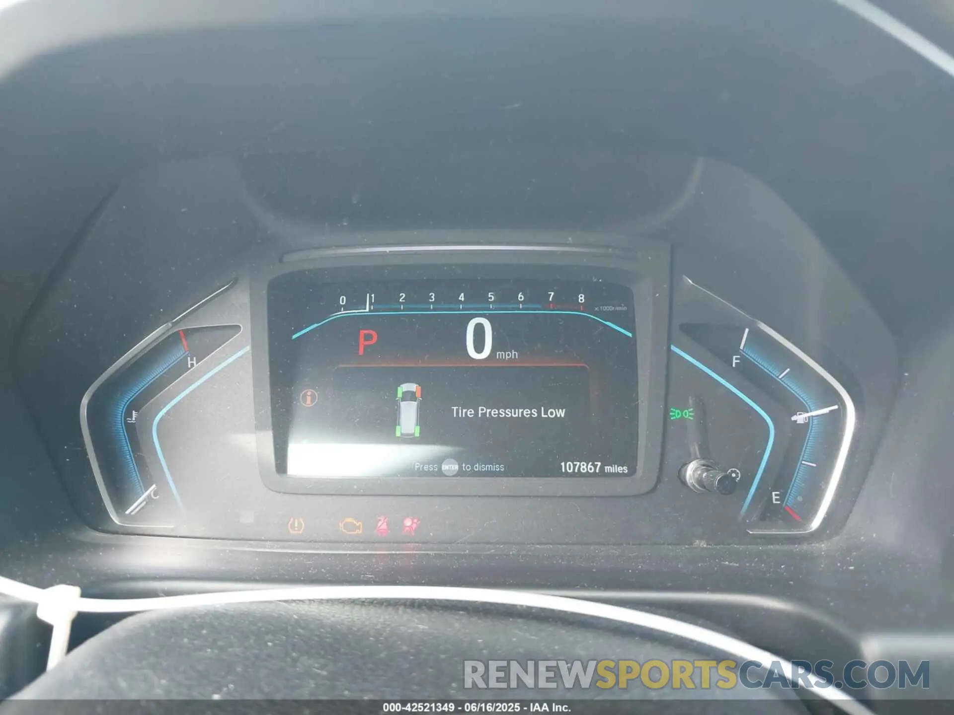 7 fotografías del automóvil dañado 5FNRL6H79KB101268 HONDA ODYSSEY 2019