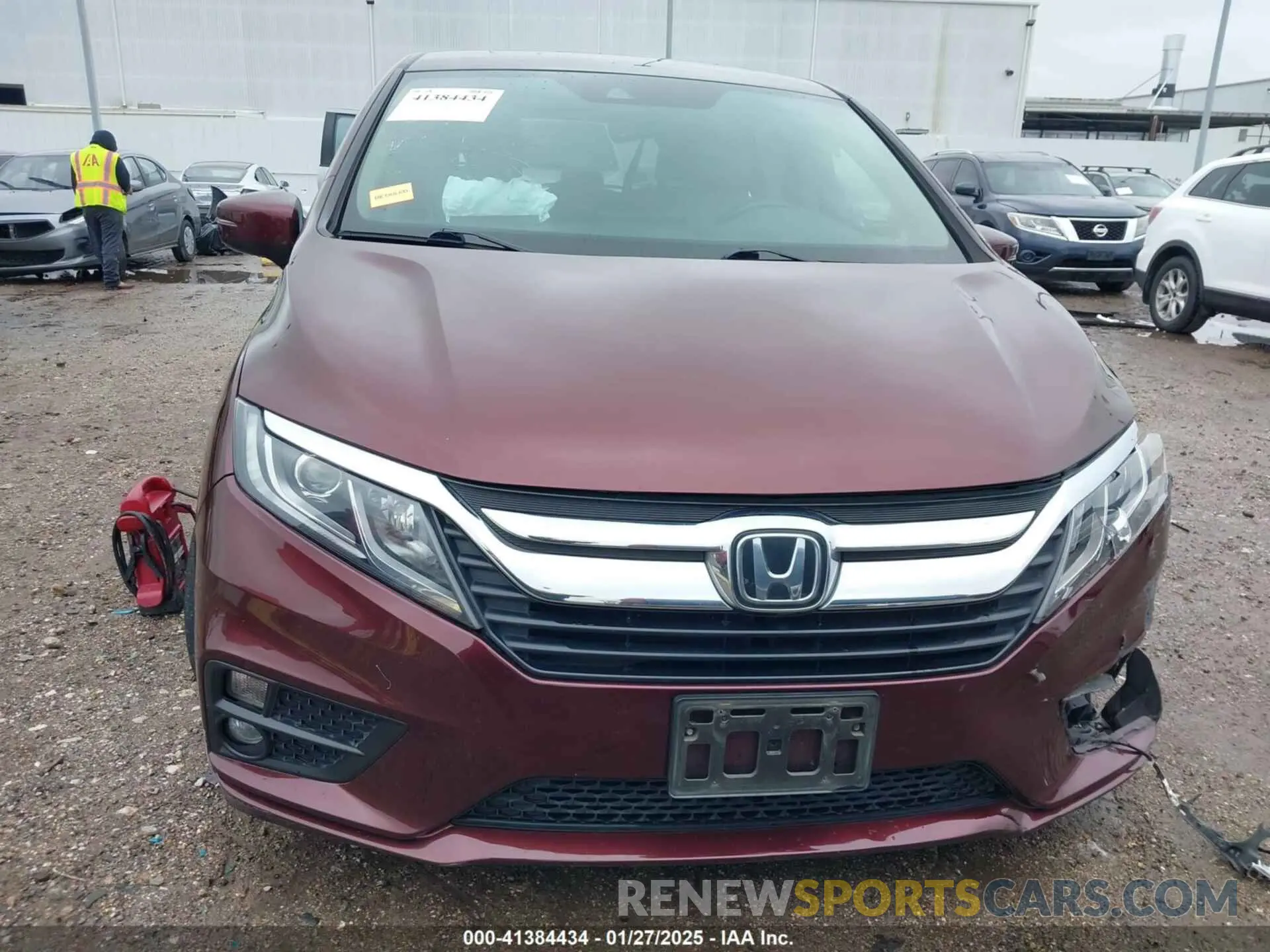 11 fotografías del automóvil dañado 5FNRL6H79KB129748 HONDA ODYSSEY 2019