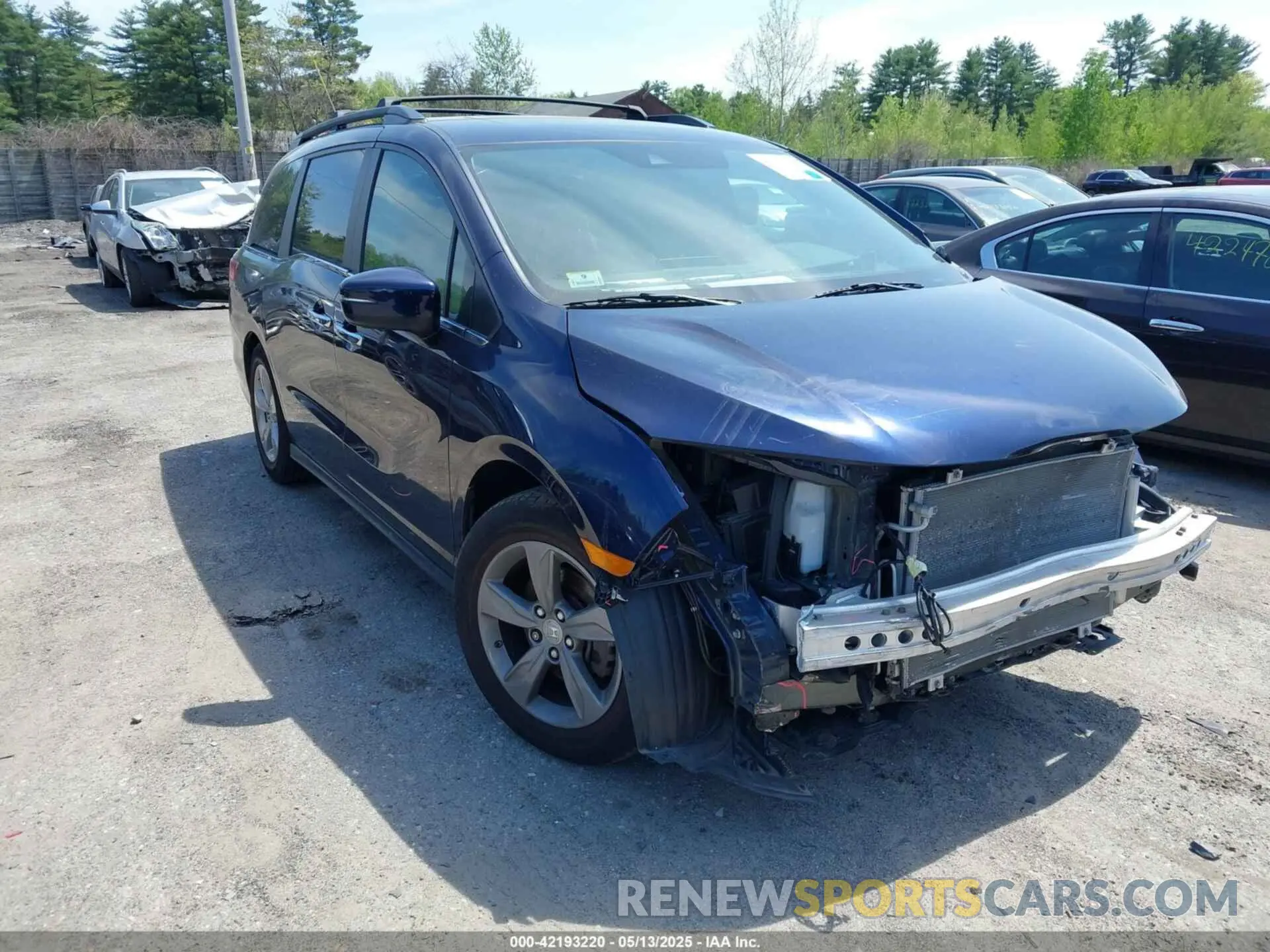 1 fotografías del automóvil dañado 5FNRL6H7XKB003589 HONDA ODYSSEY 2019