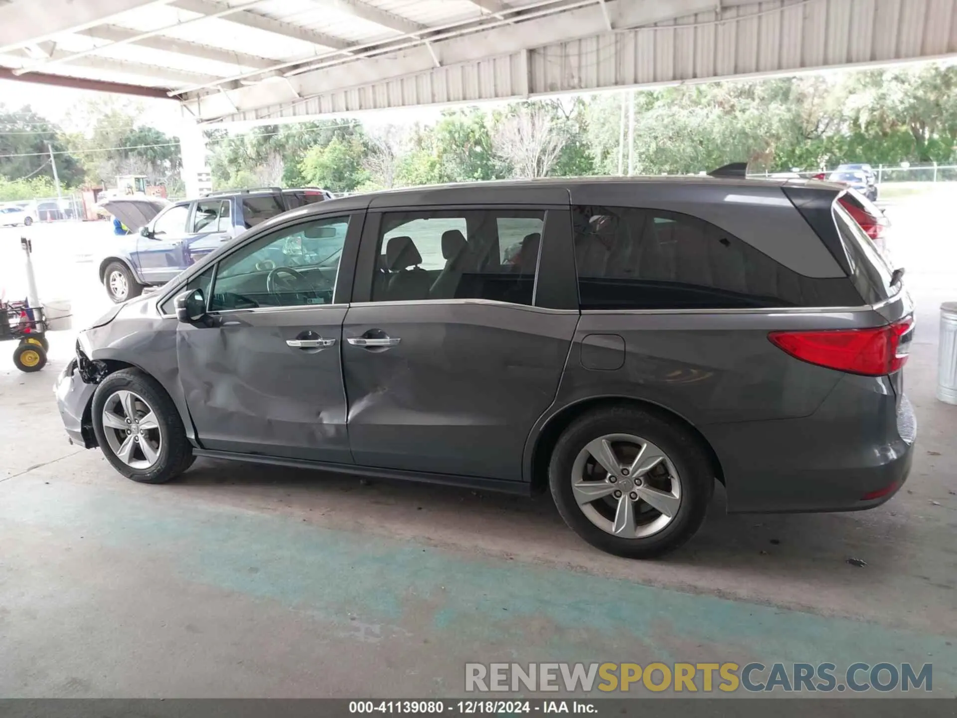 14 fotografías del automóvil dañado 5FNRL6H7XKB027939 HONDA ODYSSEY 2019