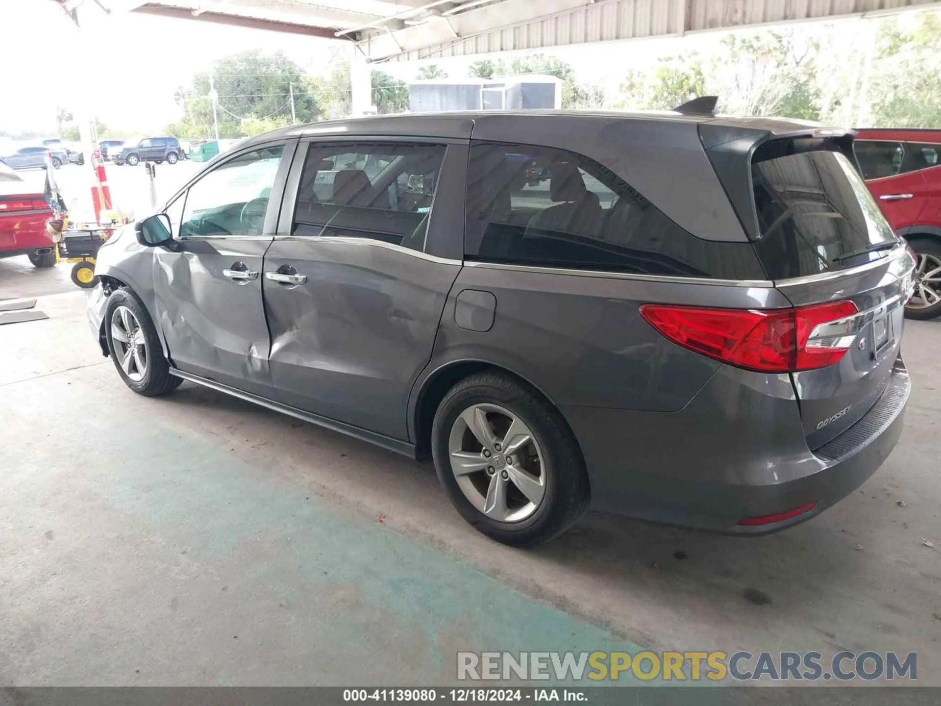 3 fotografías del automóvil dañado 5FNRL6H7XKB027939 HONDA ODYSSEY 2019