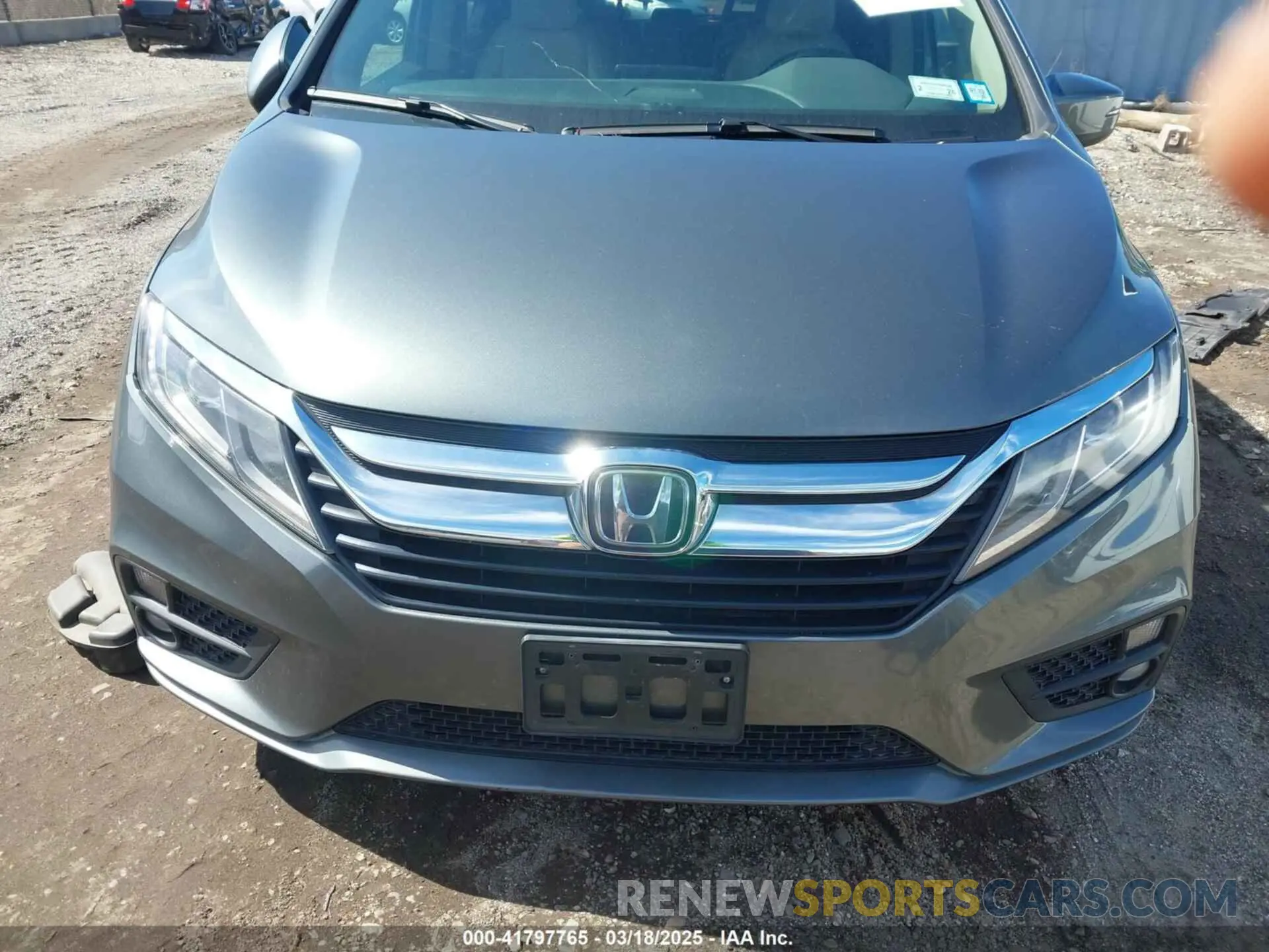 6 fotografías del automóvil dañado 5FNRL6H7XKB052422 HONDA ODYSSEY 2019