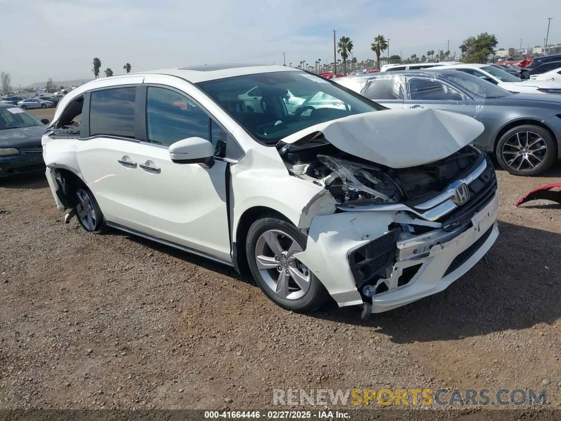 1 fotografías del automóvil dañado 5FNRL6H7XKB098705 HONDA ODYSSEY 2019