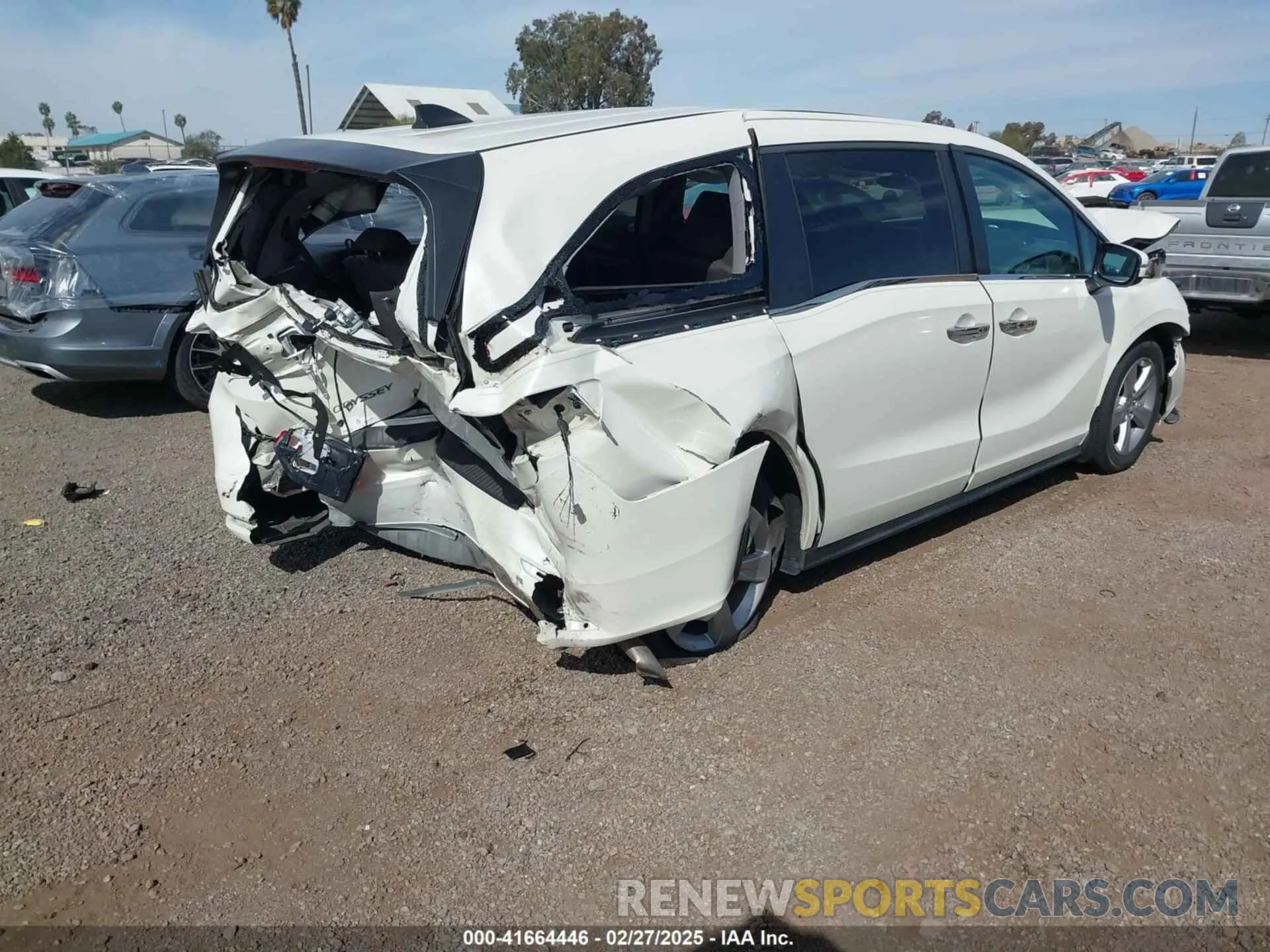 4 fotografías del automóvil dañado 5FNRL6H7XKB098705 HONDA ODYSSEY 2019