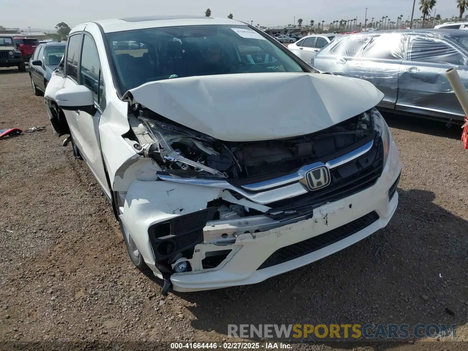 6 fotografías del automóvil dañado 5FNRL6H7XKB098705 HONDA ODYSSEY 2019