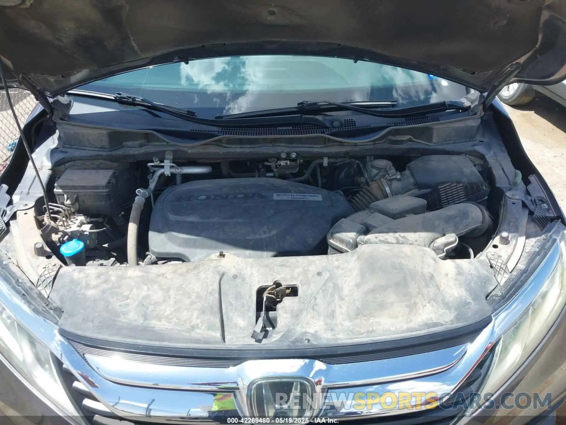 10 fotografías del automóvil dañado 5FNRL6H7XKB132609 HONDA ODYSSEY 2019
