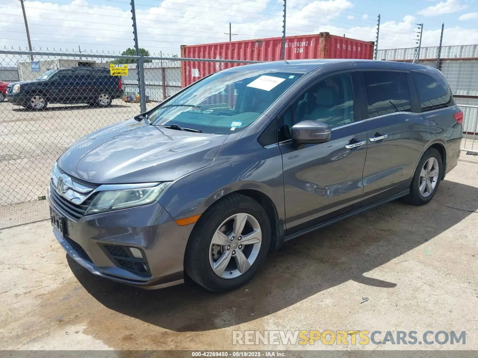 2 fotografías del automóvil dañado 5FNRL6H7XKB132609 HONDA ODYSSEY 2019