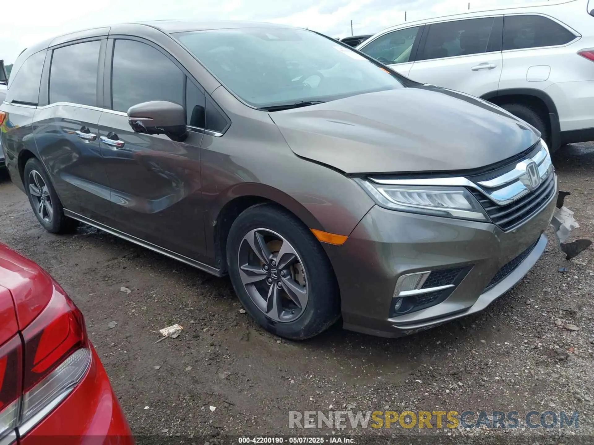 1 fotografías del automóvil dañado 5FNRL6H81KB038790 HONDA ODYSSEY 2019