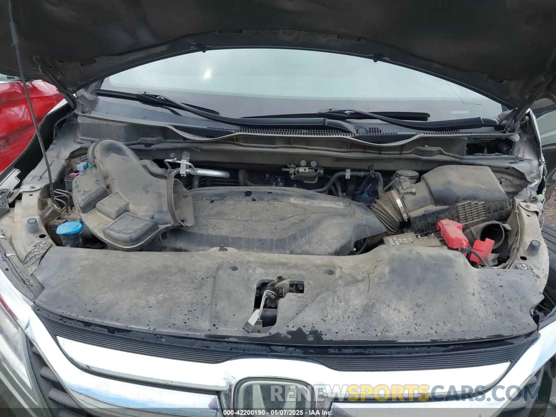 10 fotografías del automóvil dañado 5FNRL6H81KB038790 HONDA ODYSSEY 2019
