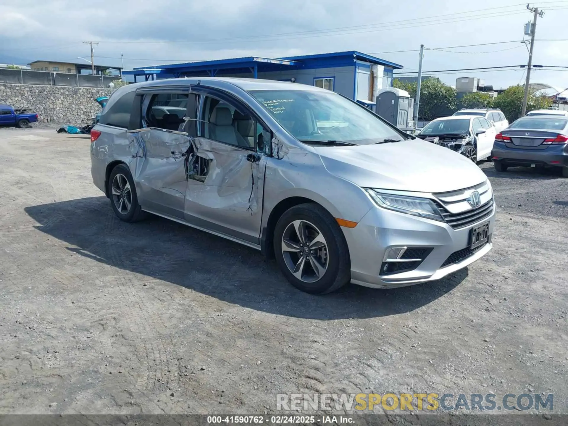 1 fotografías del automóvil dañado 5FNRL6H81KB070459 HONDA ODYSSEY 2019