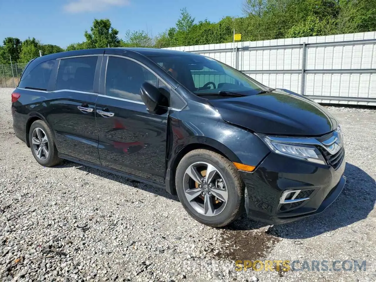 4 fotografías del automóvil dañado 5FNRL6H84KB014970 HONDA ODYSSEY 2019