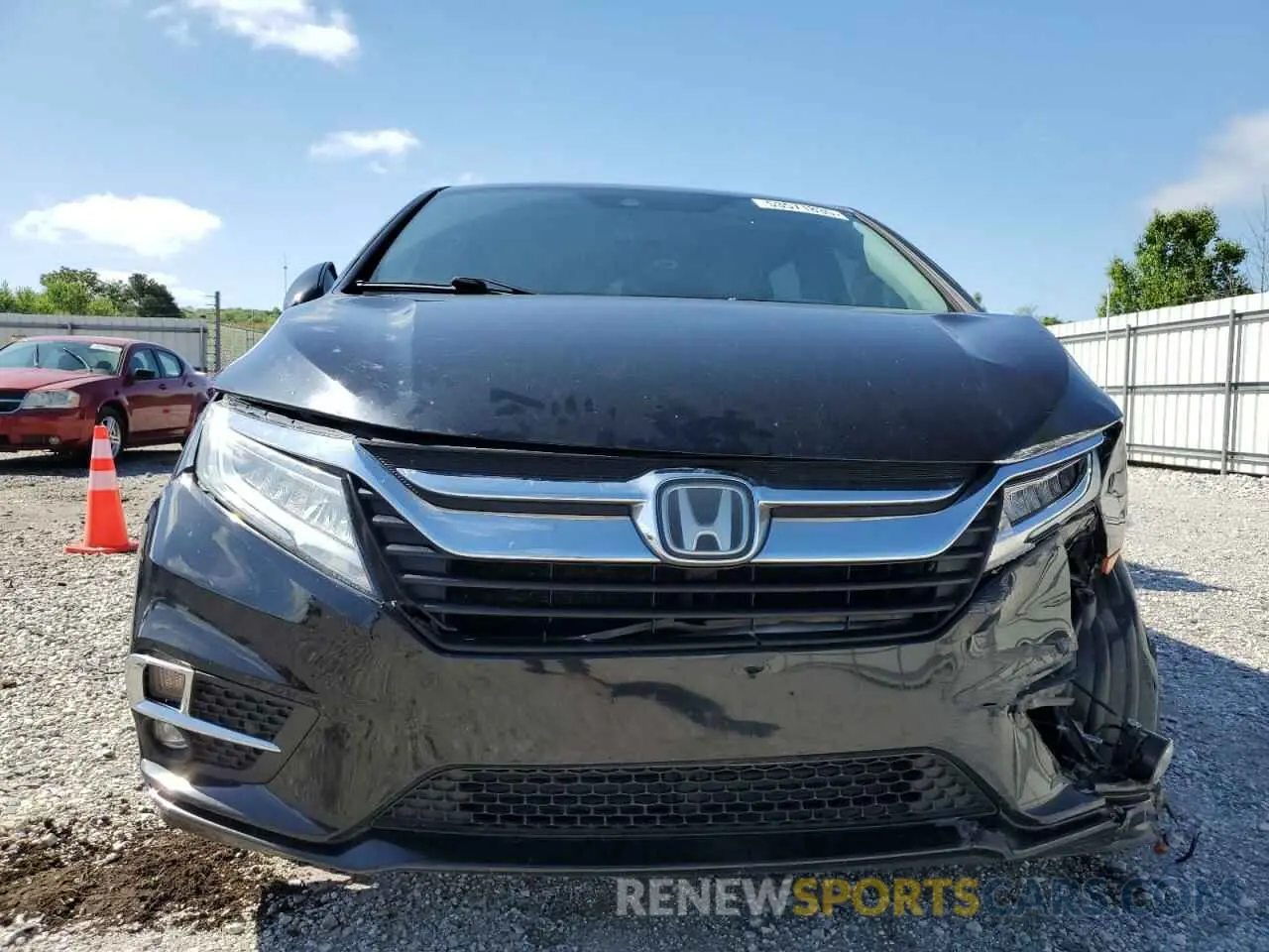 5 fotografías del automóvil dañado 5FNRL6H84KB014970 HONDA ODYSSEY 2019