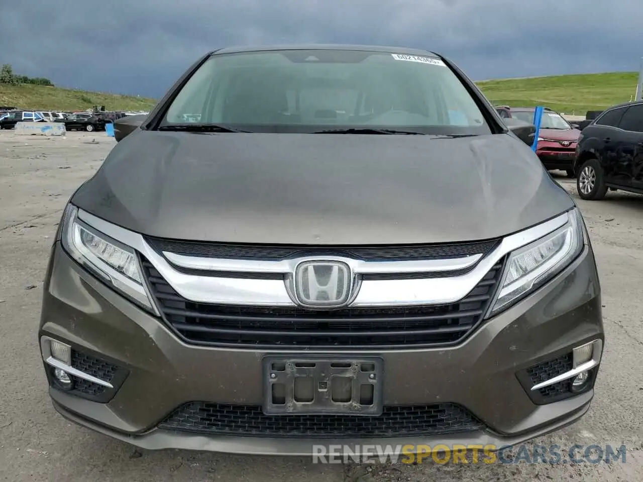 5 fotografías del automóvil dañado 5FNRL6H87KB088013 HONDA ODYSSEY 2019