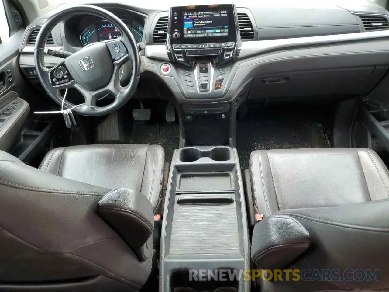 8 fotografías del automóvil dañado 5FNRL6H87KB088013 HONDA ODYSSEY 2019