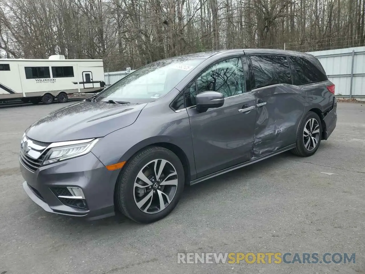 1 fotografías del automóvil dañado 5FNRL6H90KB059915 HONDA ODYSSEY 2019