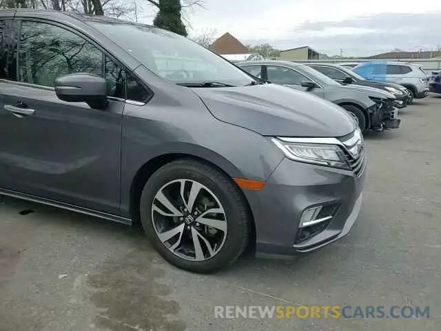 11 fotografías del automóvil dañado 5FNRL6H90KB059915 HONDA ODYSSEY 2019