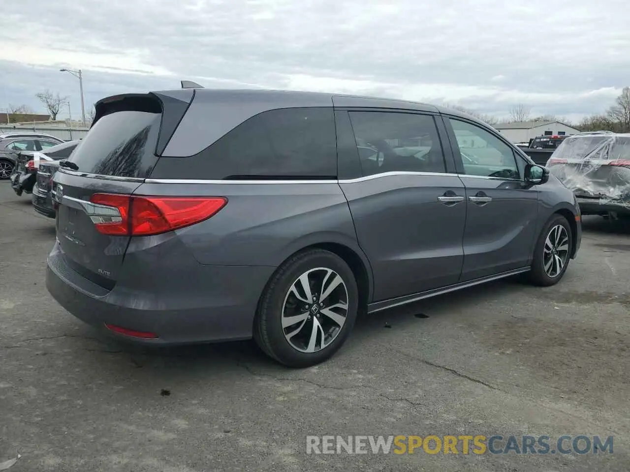 3 fotografías del automóvil dañado 5FNRL6H90KB059915 HONDA ODYSSEY 2019