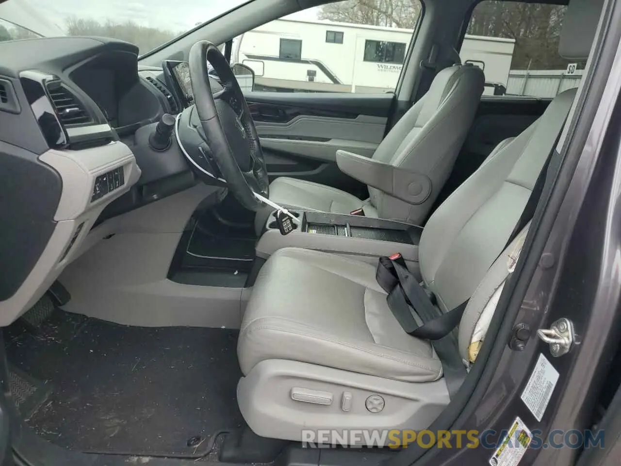 7 fotografías del automóvil dañado 5FNRL6H90KB059915 HONDA ODYSSEY 2019